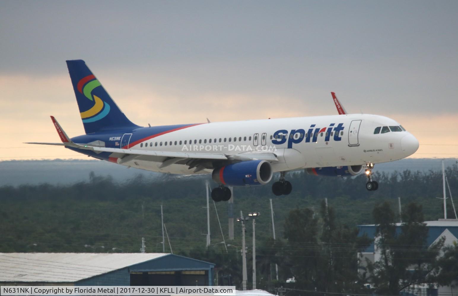 N631NK, 2014 Airbus A320-232 C/N 6327, NKS A320 blue/white zx MBJ-FLL