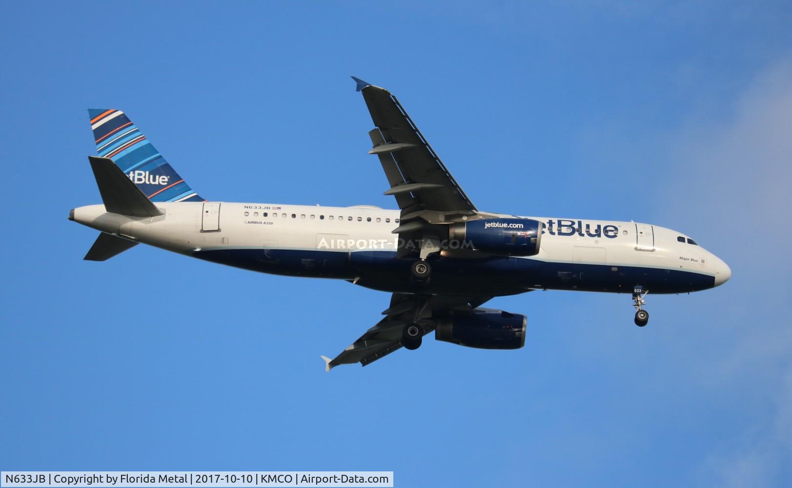 N633JB, 2006 Airbus A320-232 C/N 2671, JBU A320 zx EWR-MCO