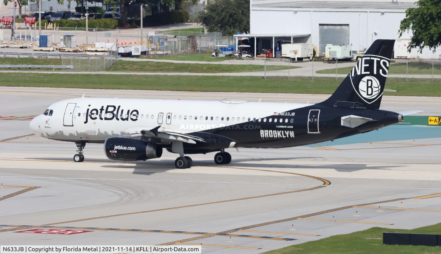 N633JB, 2006 Airbus A320-232 C/N 2671, JBU A320 Nets zx FLL-EWR