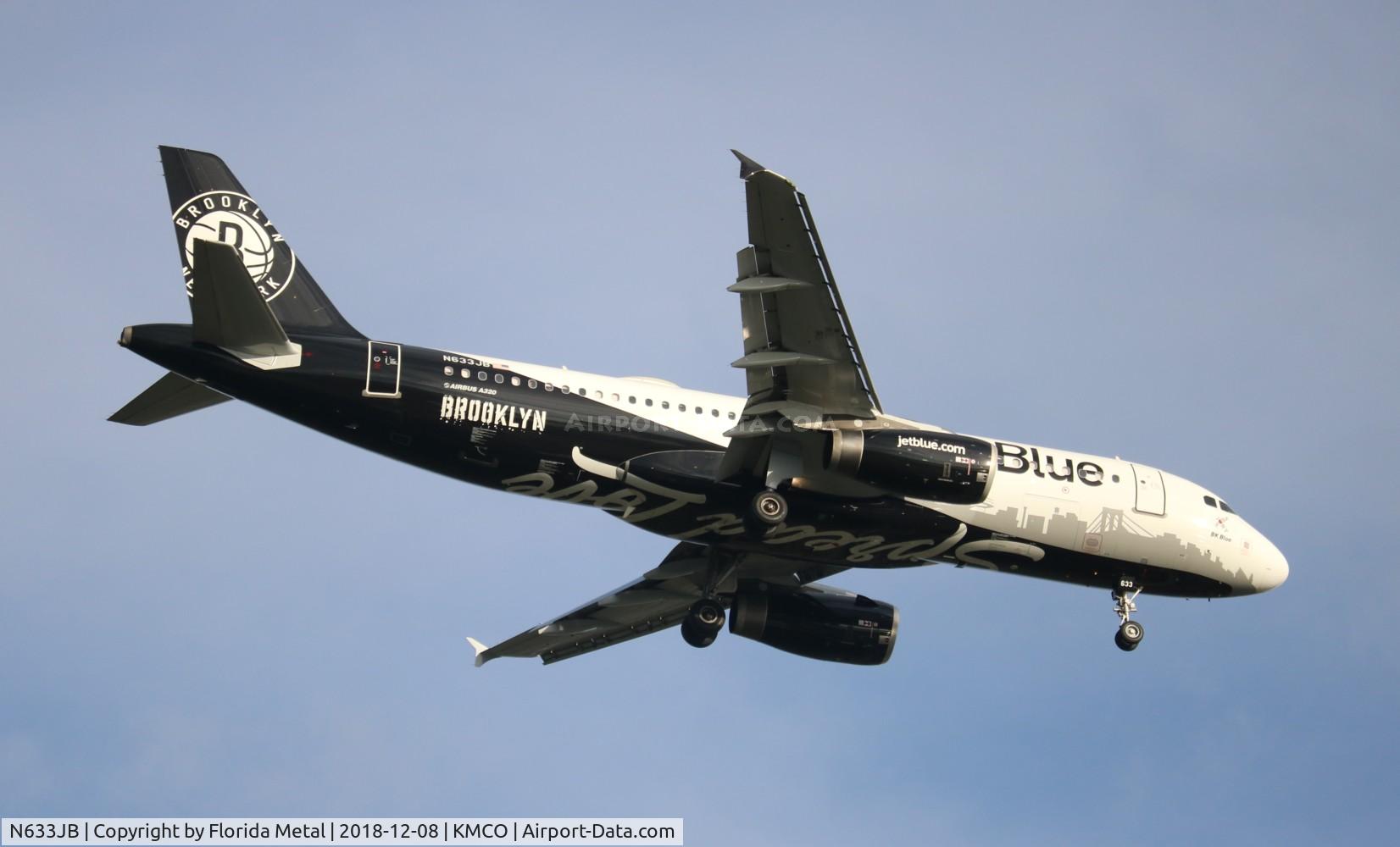N633JB, 2006 Airbus A320-232 C/N 2671, JBU A320 Nets zx CUN/MMUN - MCO