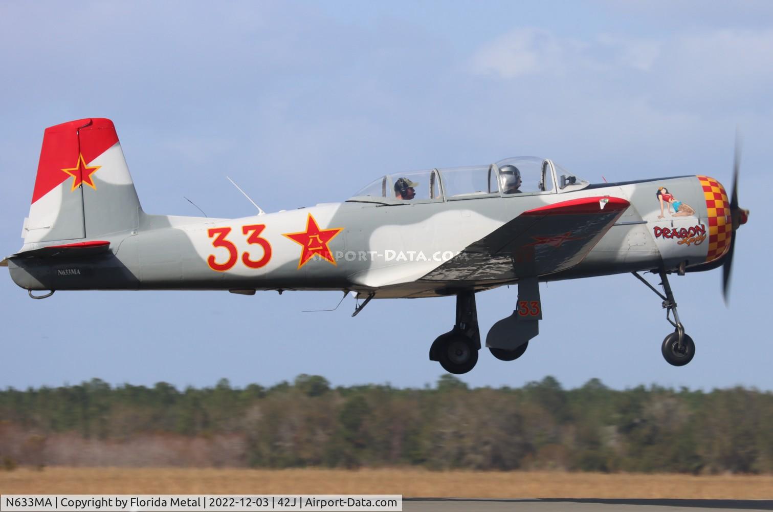 N633MA, 1985 Nanchang CJ-6A C/N 4332005, CJ-6 zx