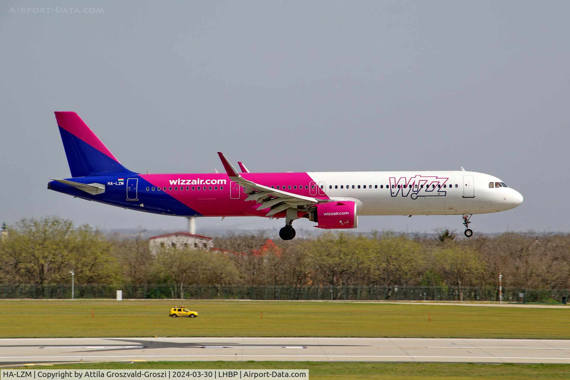 HA-LZM, 2022 Airbus A321-271NX C/N 10930, LHBP/BUD - Liszt Ferenc International Airport, Hungary