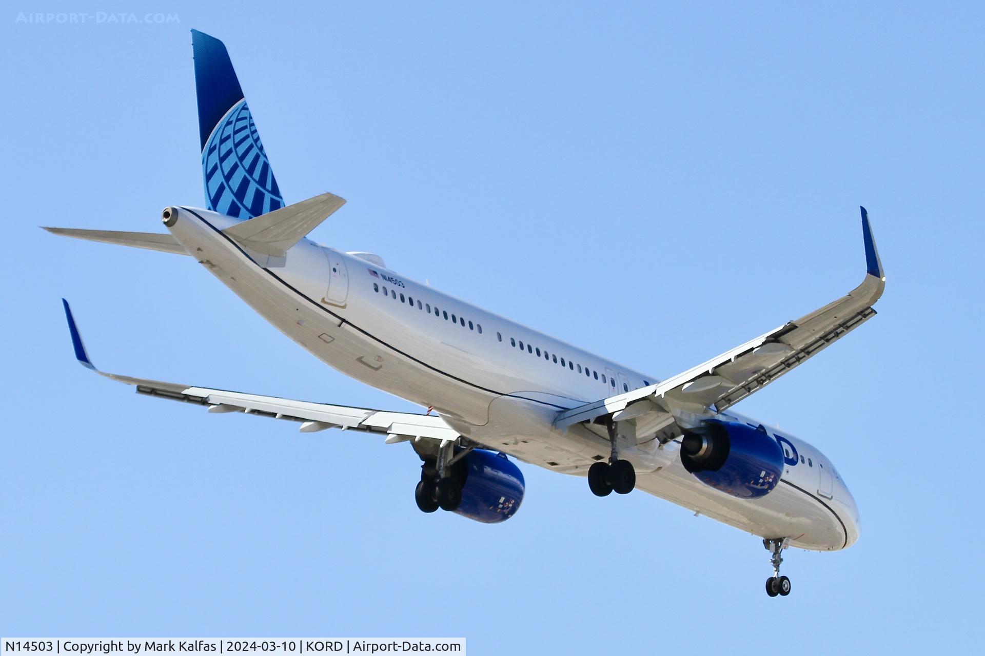 N14503, 2023 Airbus A321-27NX NEO C/N 11599, A321 United Airlines AIRBUS A321-271NX N14503 UAL1941 MCO-ORD