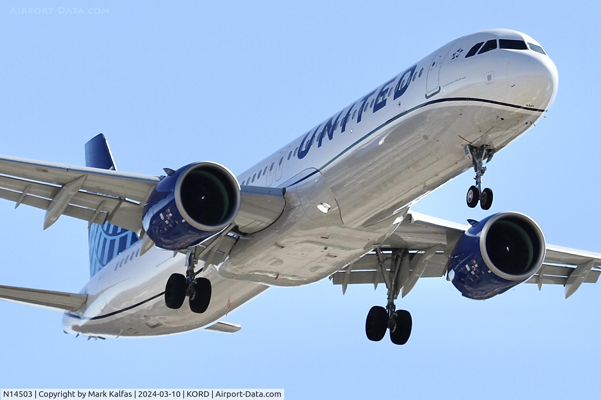 N14503, 2023 Airbus A321-27NX NEO C/N 11599, A321 United Airlines AIRBUS A321-271NX N14503 UAL1941 MCO-ORD