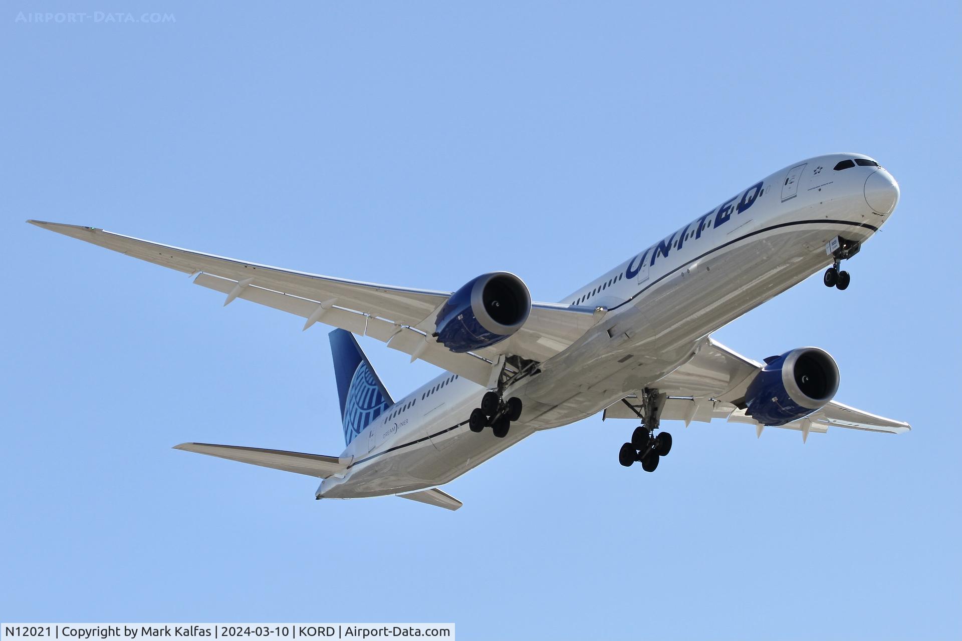 N12021, 2022 Boeing 787-10 Dreamliner Dreamliner C/N 66990, B78X United Airlines BOEING 787-10 Dreamliner N12021 UAL973 EBBR-KORD
