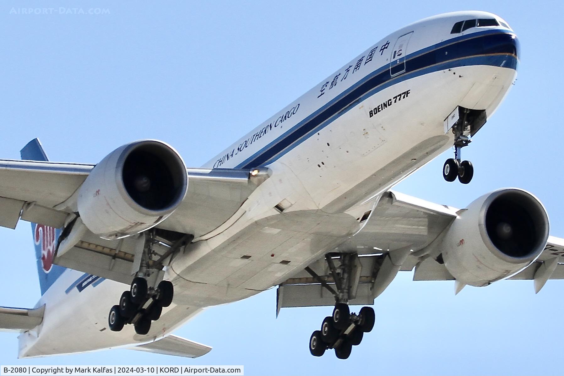 B-2080, 2011 Boeing 777-F1B C/N 37314, B77L China Southern Cargo  Search all Boeing 777-F1B B-2080 CSN437 PANC-ORD