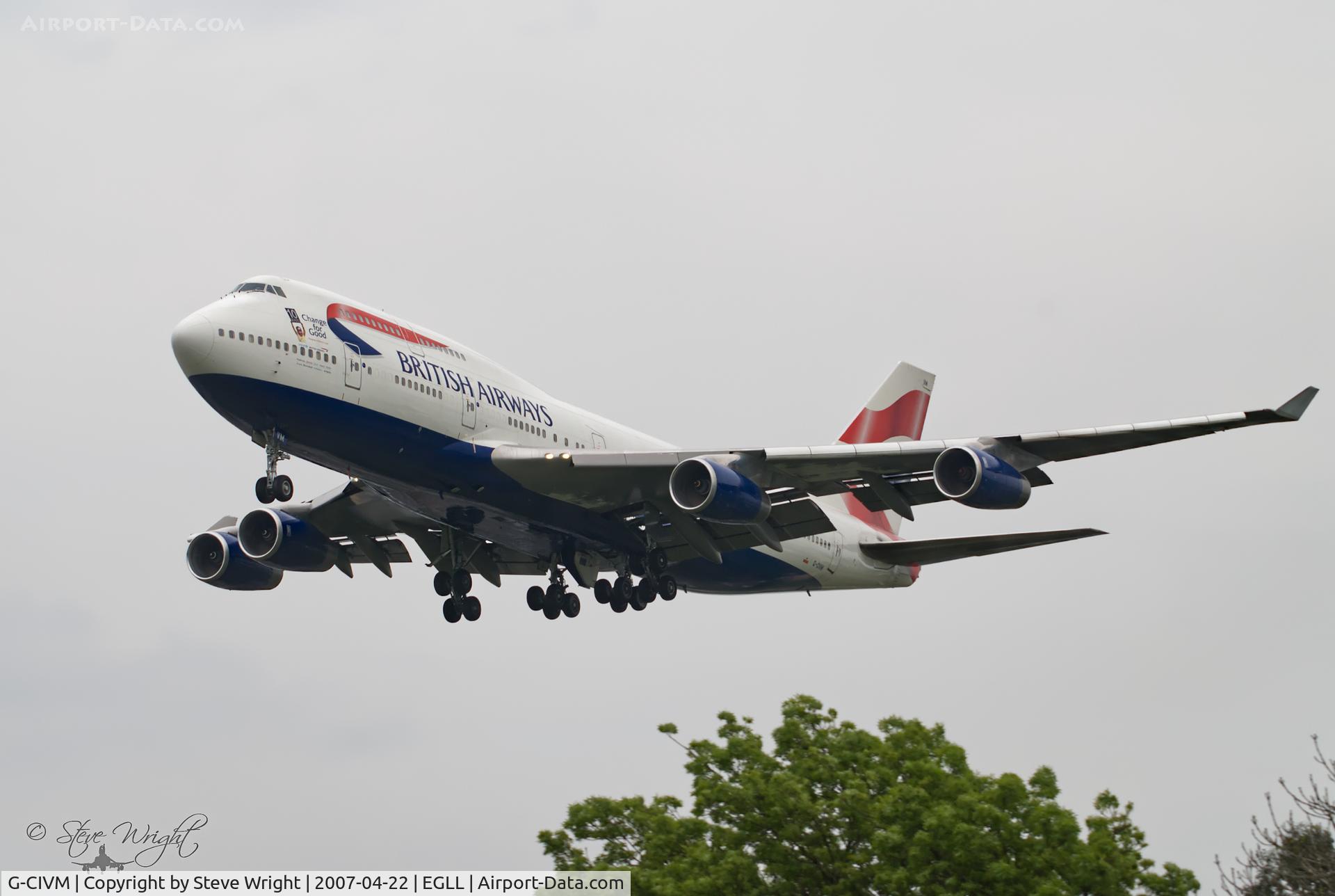 G-CIVM, 1997 Boeing 747-436 C/N 28700, London Heathrow