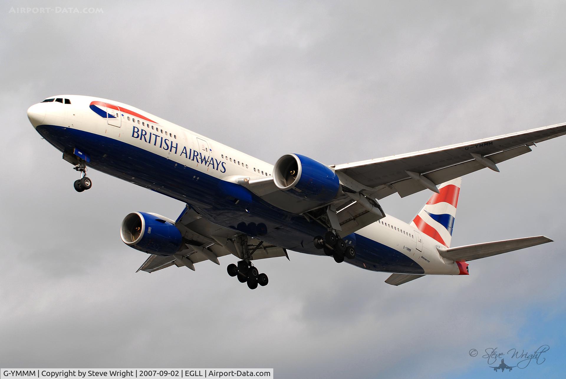 G-YMMM, 2001 Boeing 777-236/ER C/N 30314/342, London Heathrow
