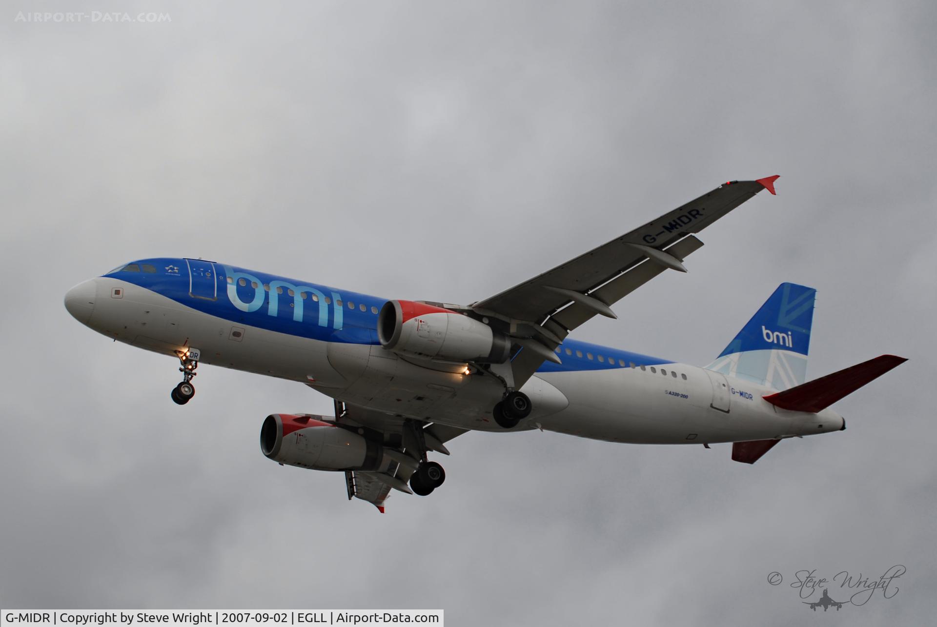 G-MIDR, 2002 Airbus A320-232 C/N 1697, London Heathrow