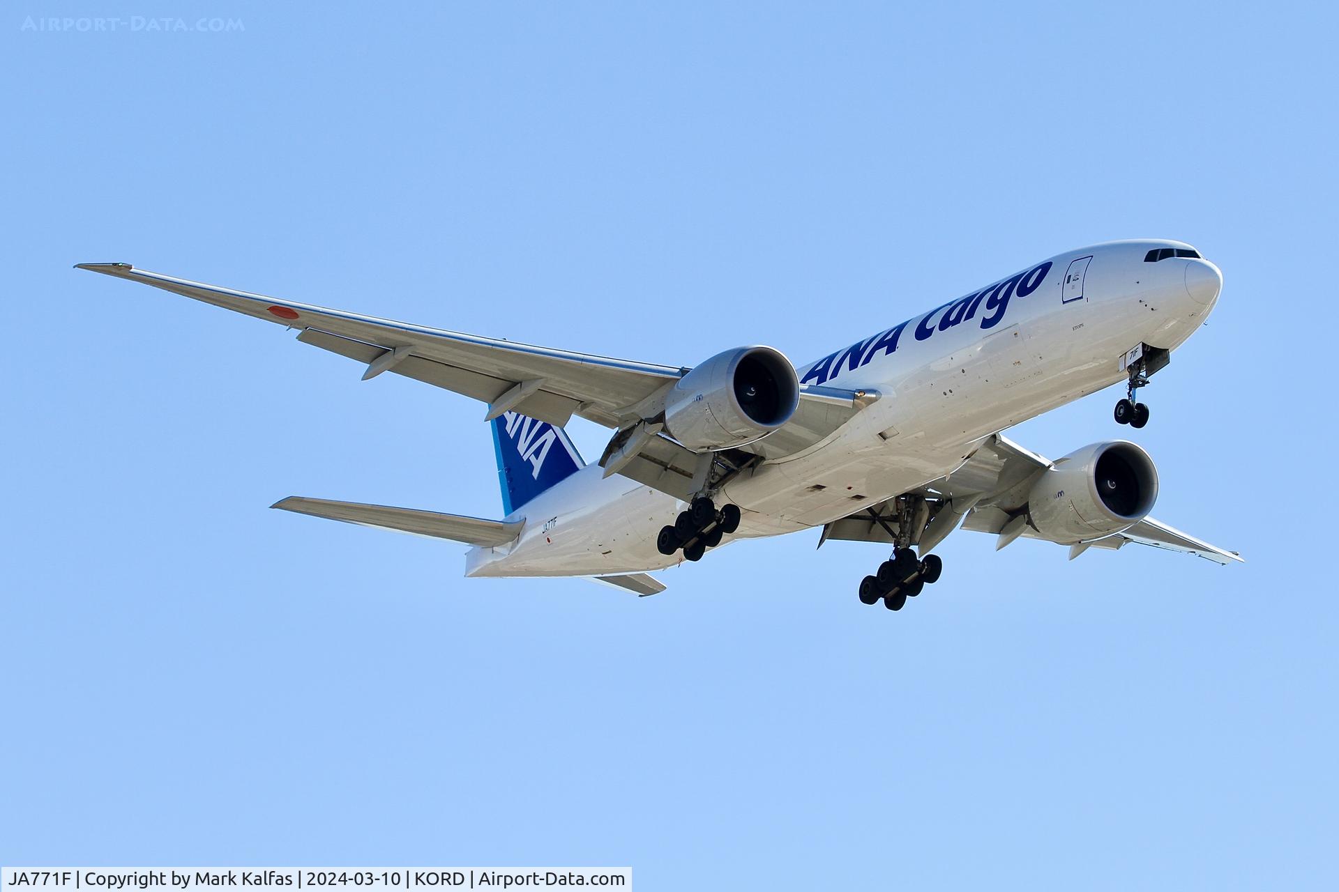 JA771F, 2018 Boeing 777-F C/N 65756, B77L ANA CARGO BOEING 777-200LR JA771F ANA8402 RJJA-ORD