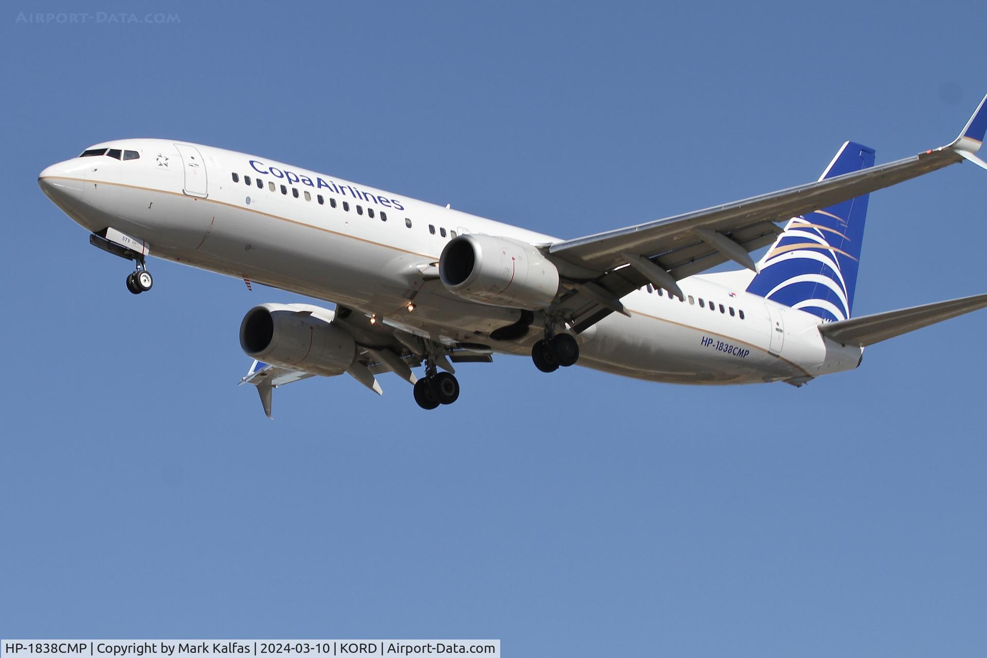HP-1838CMP, 2014 Boeing 737-8V3 C/N 41445, B738 Copa Airlines 737-8V3 HP-1838CMP