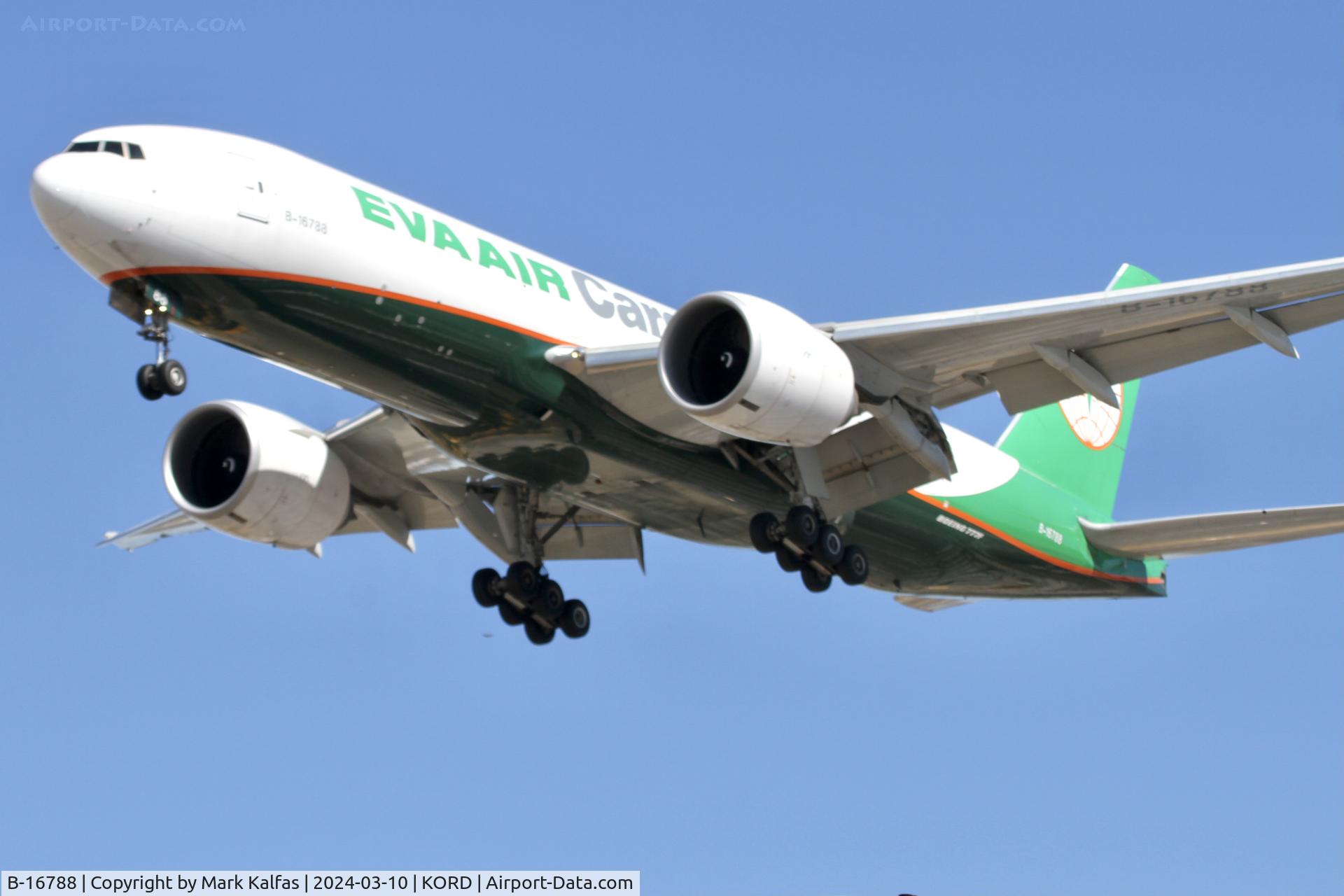 B-16788, 2021 Boeing 777-F C/N 67032, B77L EVA Air Cargo Boeing 777-F B-16788 EVA662 PANC-KORD