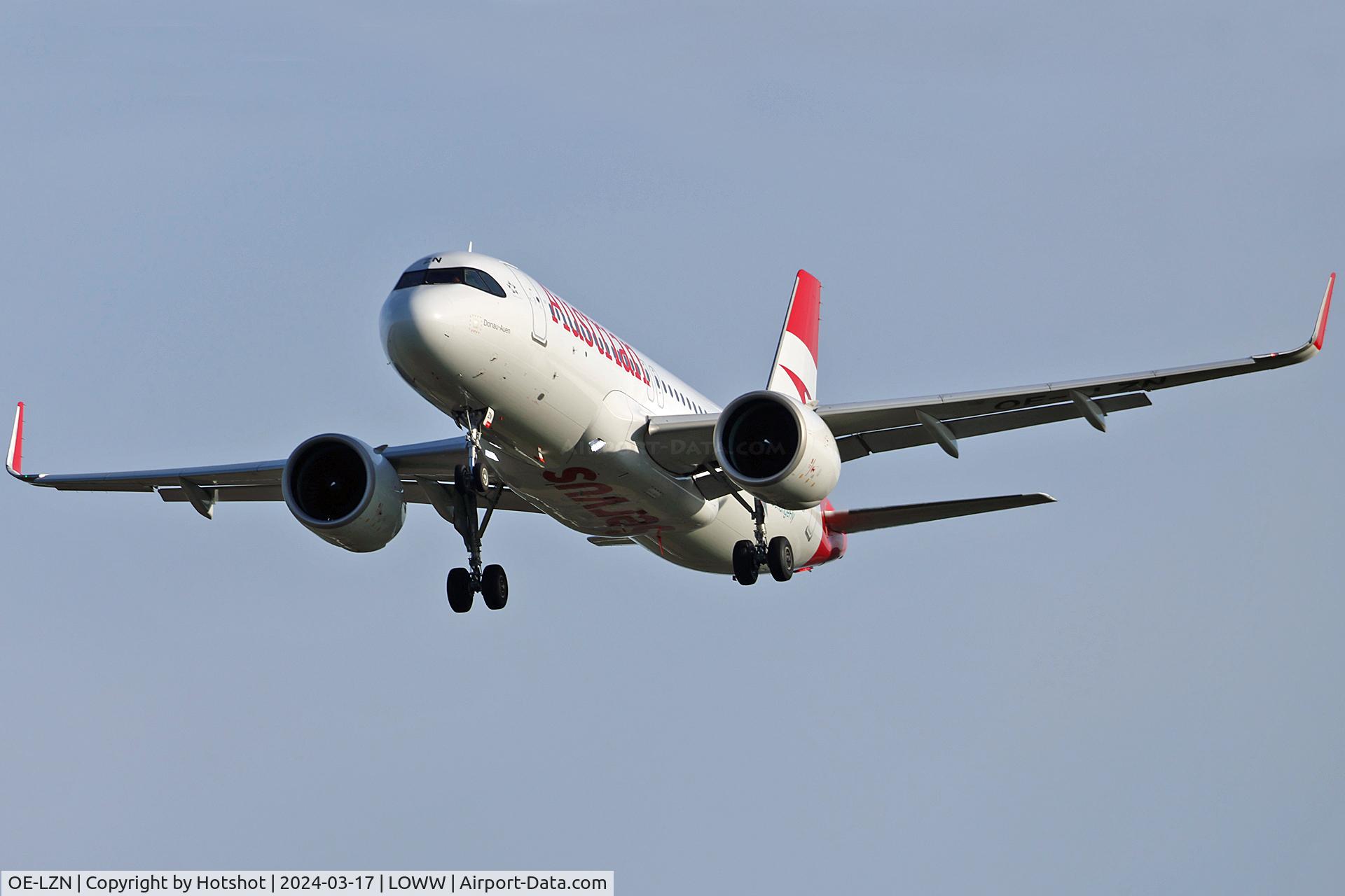 OE-LZN, 2022 Airbus A320-271N C/N 10904, On final runway 34