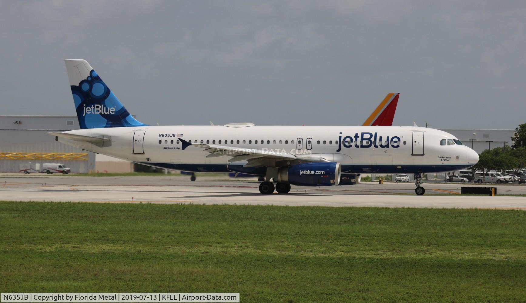 N635JB, 2006 Airbus A320-232 C/N 2725, JBU A320 zx FLL-PLS