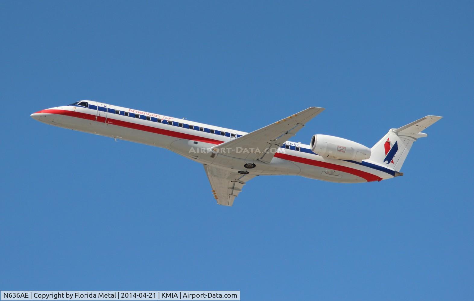 N636AE, 1999 Embraer ERJ-145LR (EMB-145LR) C/N 145160, ENY/AE E145 zx MIA-ORF