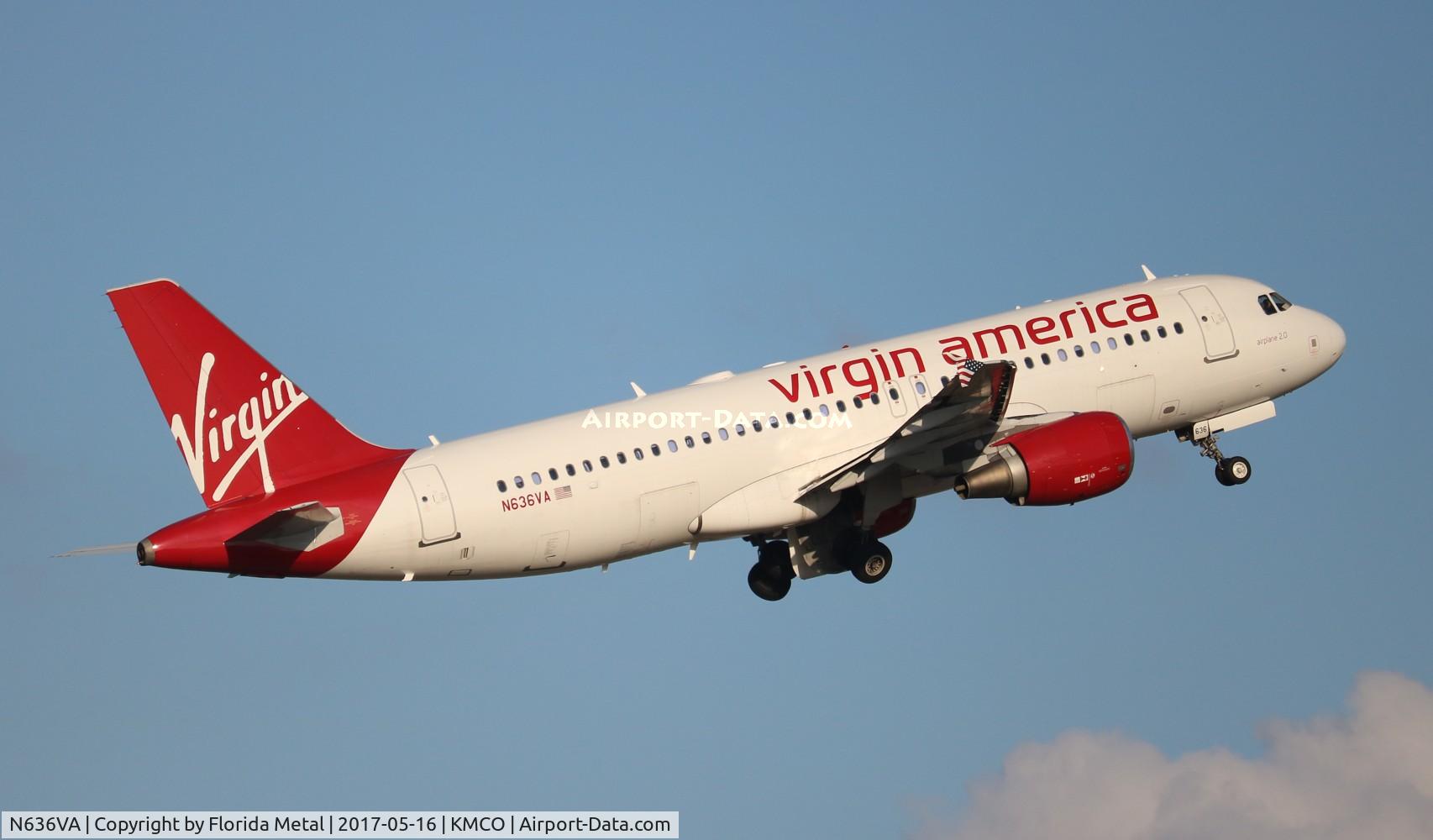 N636VA, 2008 Airbus A320-214 C/N 3460, VRD A320 zx MCO-SFO