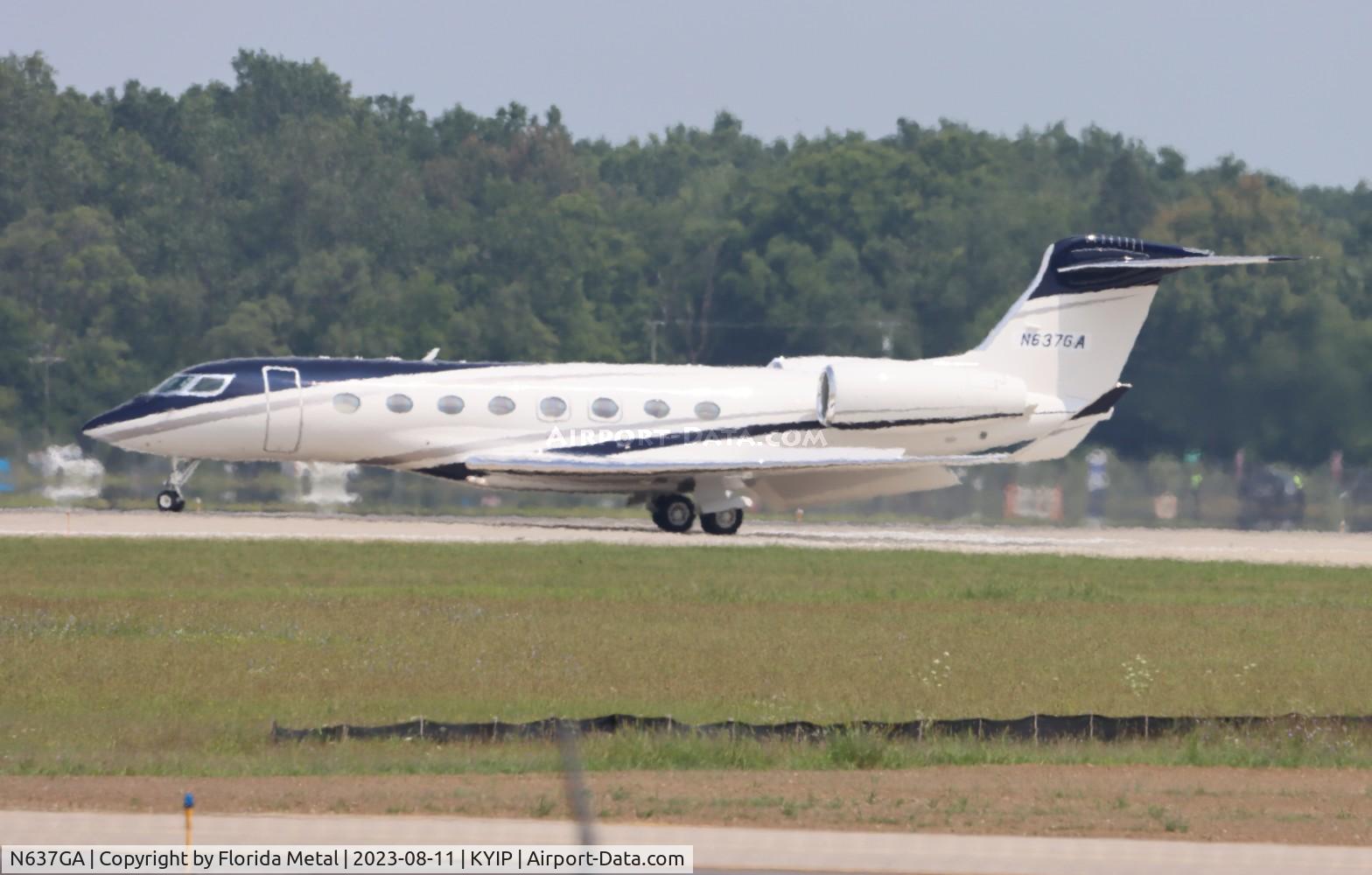 N637GA, 2018 Gulfstream G-VI (G650ER) C/N 6337, G650ER zx