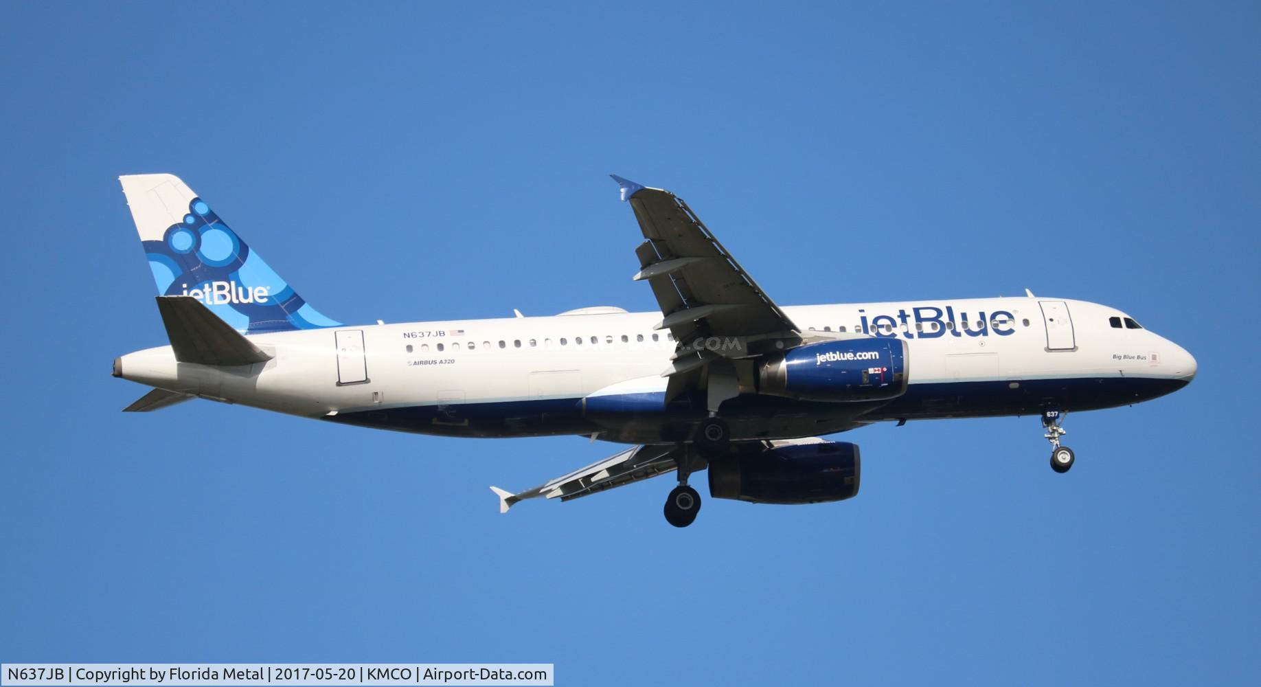 N637JB, 2006 Airbus A320-232 C/N 2781, JBU A320 zx ALB-MCO