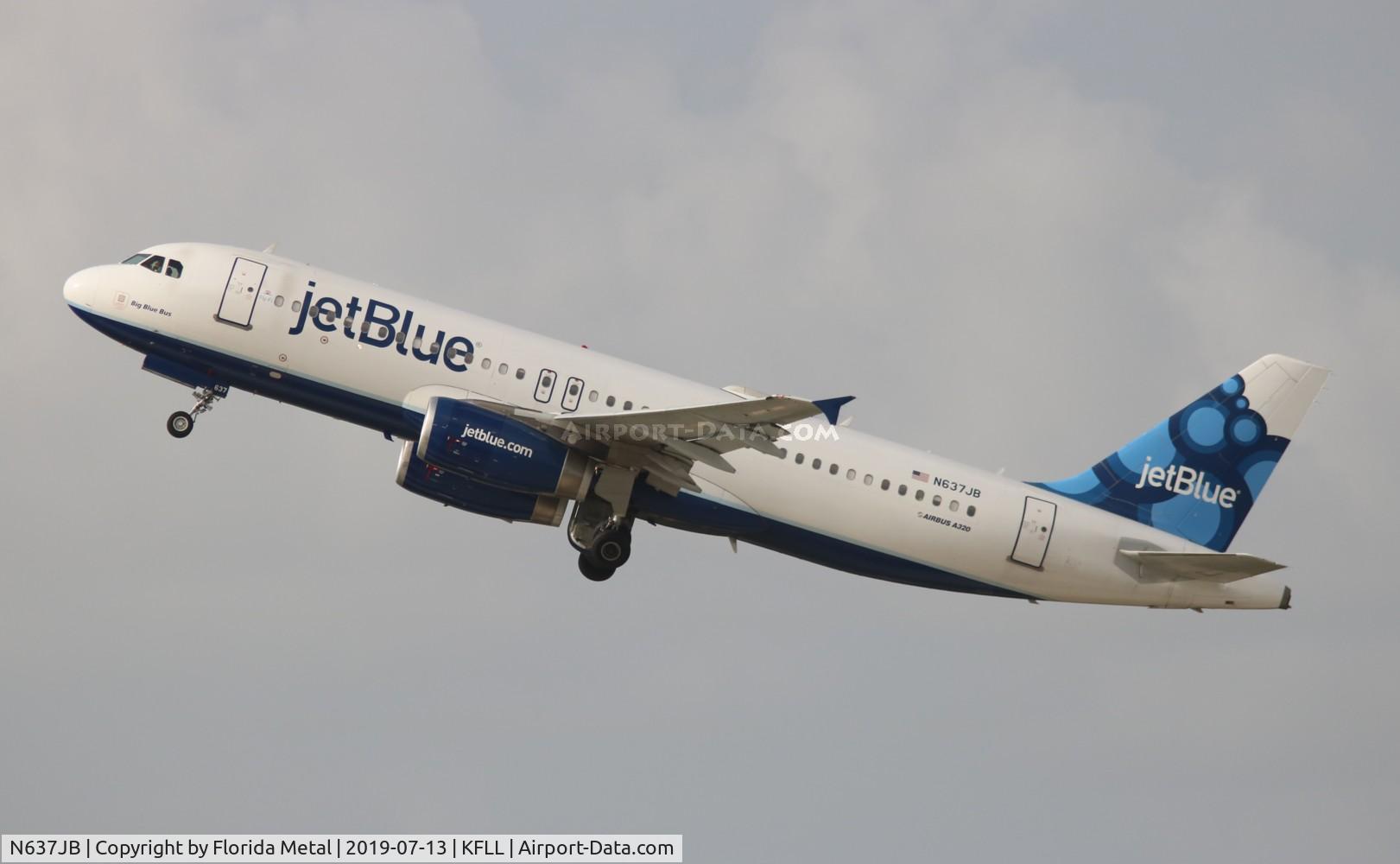 N637JB, 2006 Airbus A320-232 C/N 2781, JBU A320 zx FLL-RDU