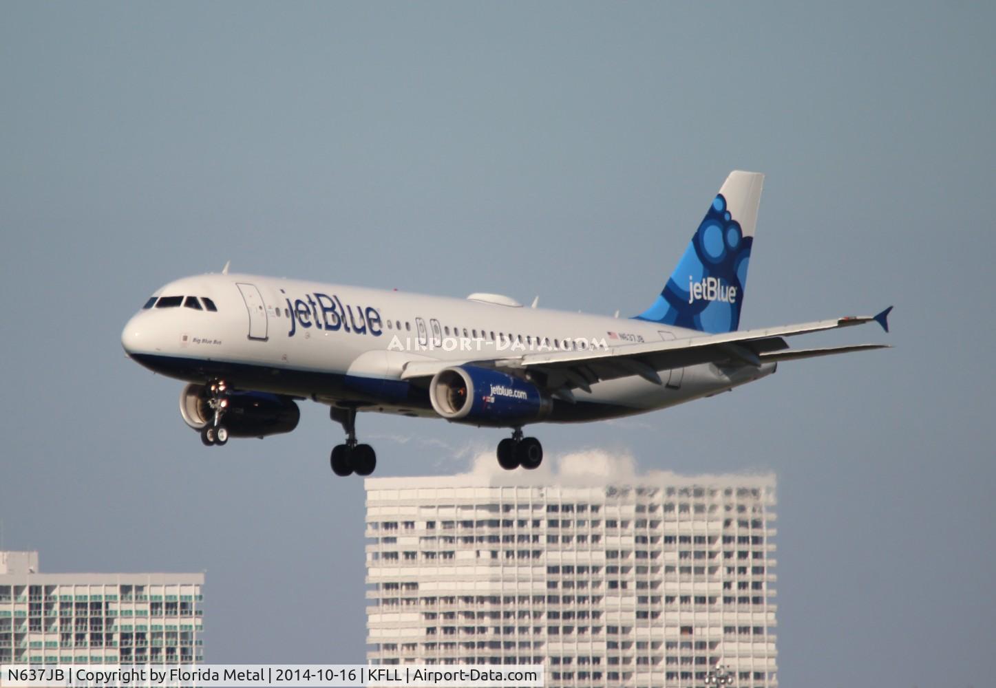 N637JB, 2006 Airbus A320-232 C/N 2781, JBU A320 zx JFK-FLL