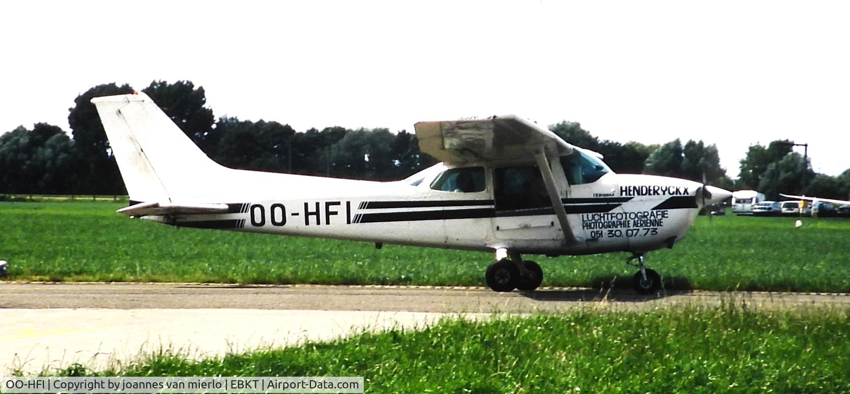 OO-HFI, 1979 Cessna C172N SkyHawk C/N 17272136, ex-slide