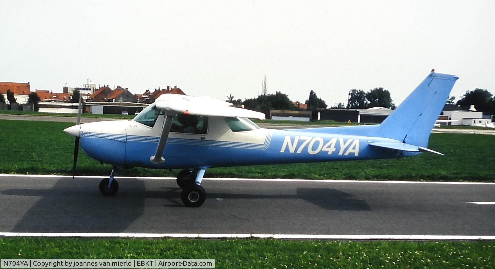 N704YA, 1976 Cessna 150M C/N 15078969, ex-slide