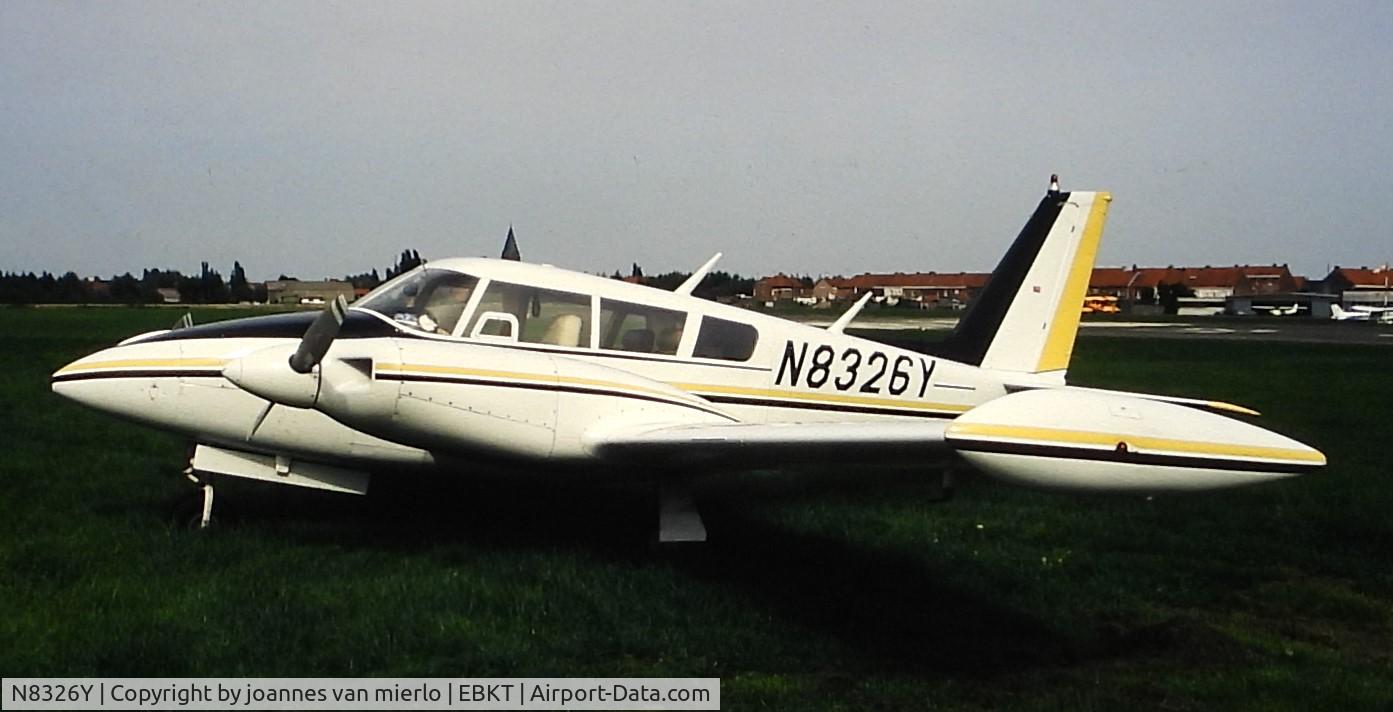 N8326Y, 1967 Piper PA-30 Twin Comanche Twin Comanche C/N 30-1468, ex-slide