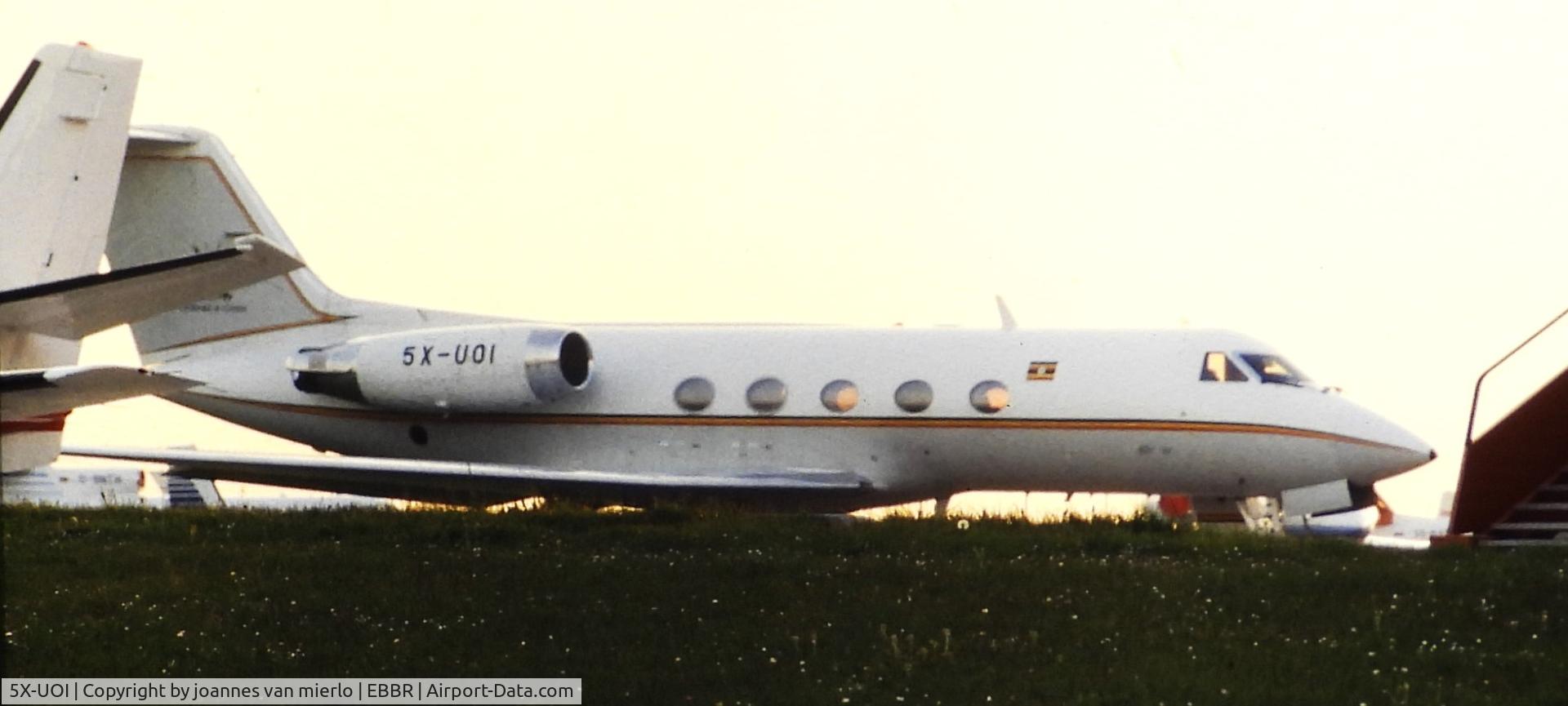5X-UOI, 1982 Gulfstream G-1159A Gulfstream III C/N 345, ex-slide