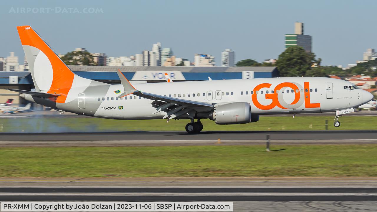 PR-XMM, 2019 Boeing 737-8 MAX C/N 60232, Landing at CGH.