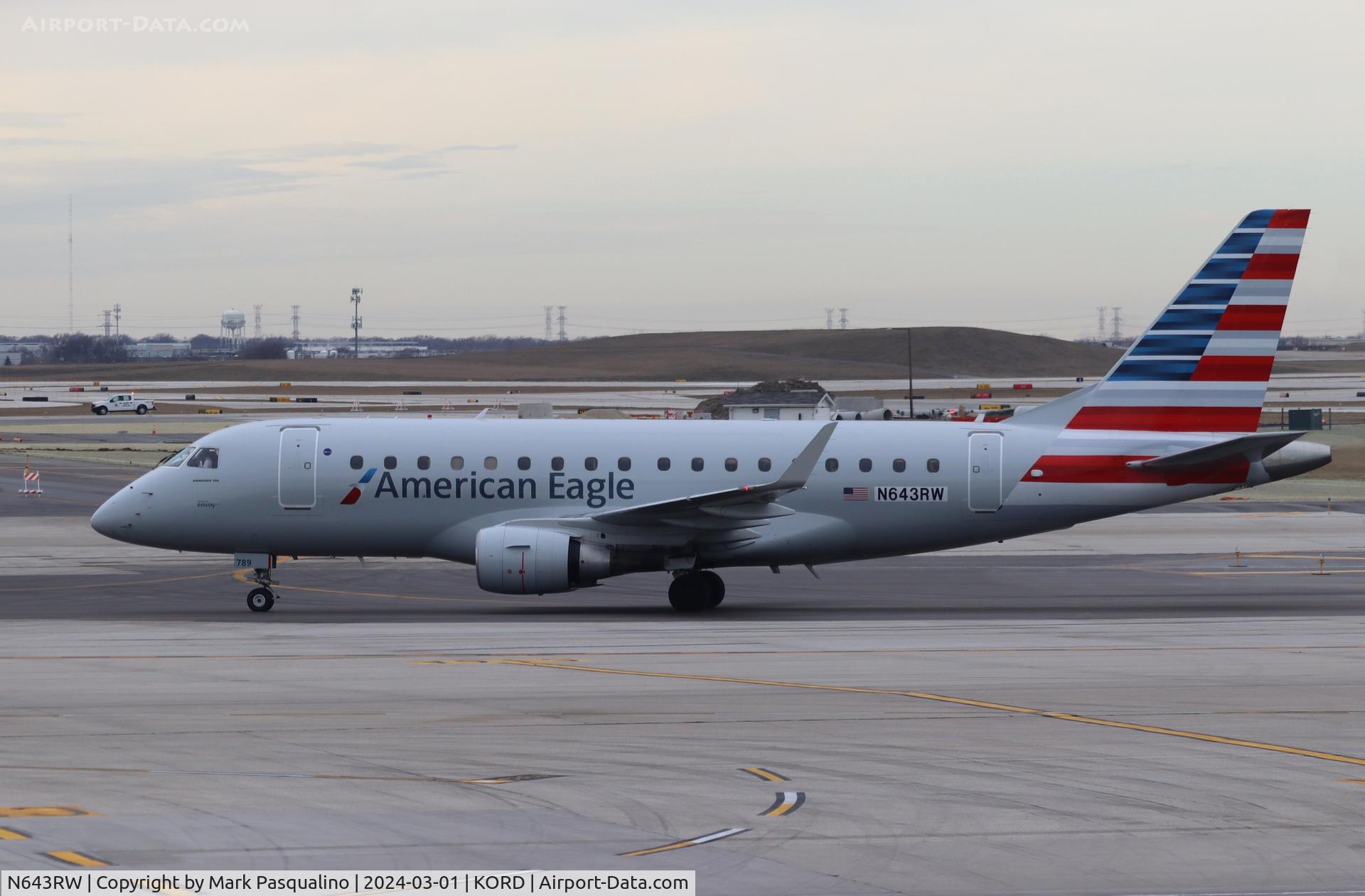 N643RW, 2005 Embraer 170SE (ERJ-170-100SE) C/N 17000060, ERJ-170-100SE