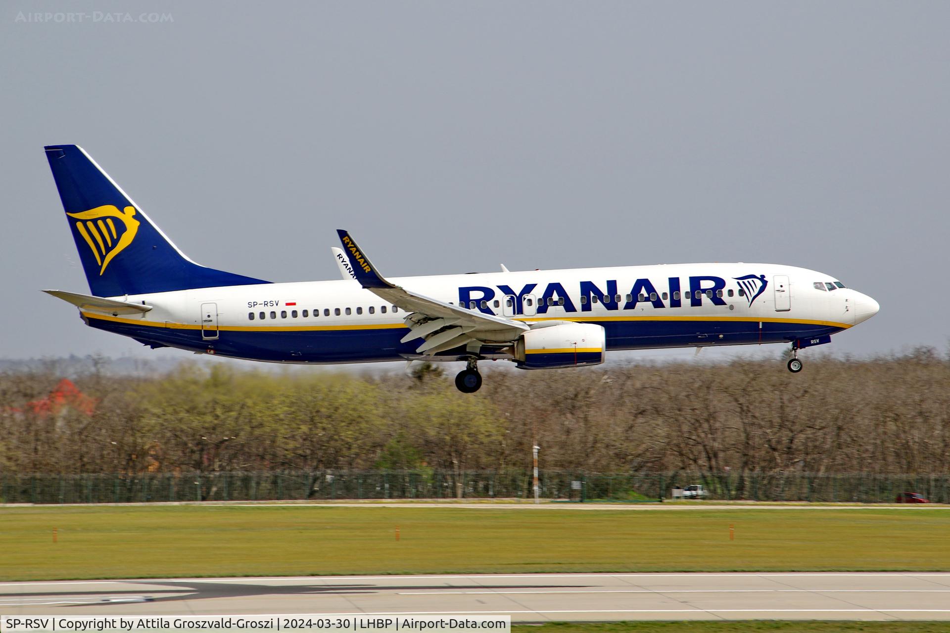 SP-RSV, 2017 Boeing 737-800 C/N 44777, LHBP/BUD - Liszt Ferenc International Airport, Hungary