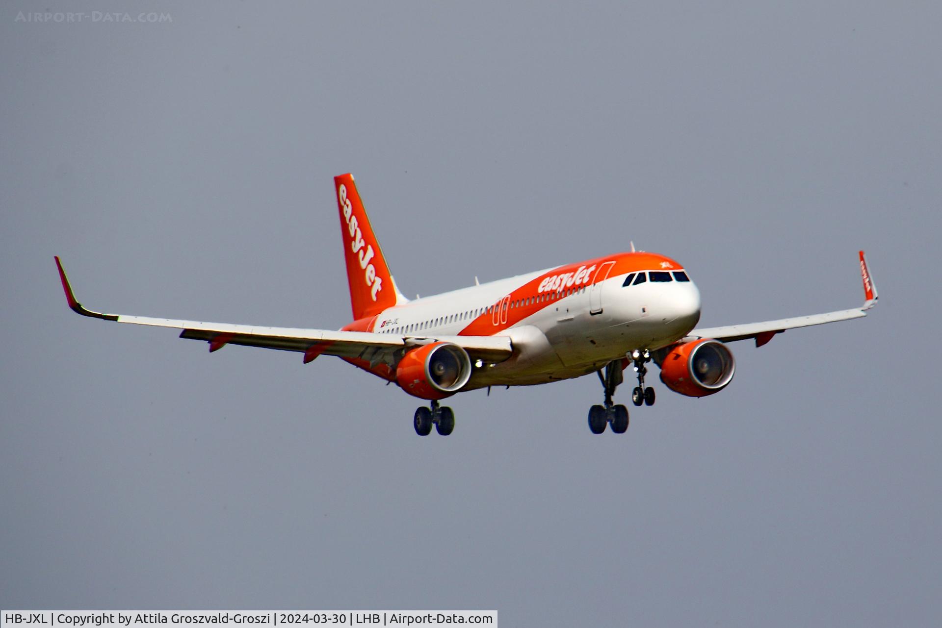 HB-JXL, 2018 Airbus A320-214 C/N 8075, LHBP/BUD - Liszt Ferenc International Airport, Hungary