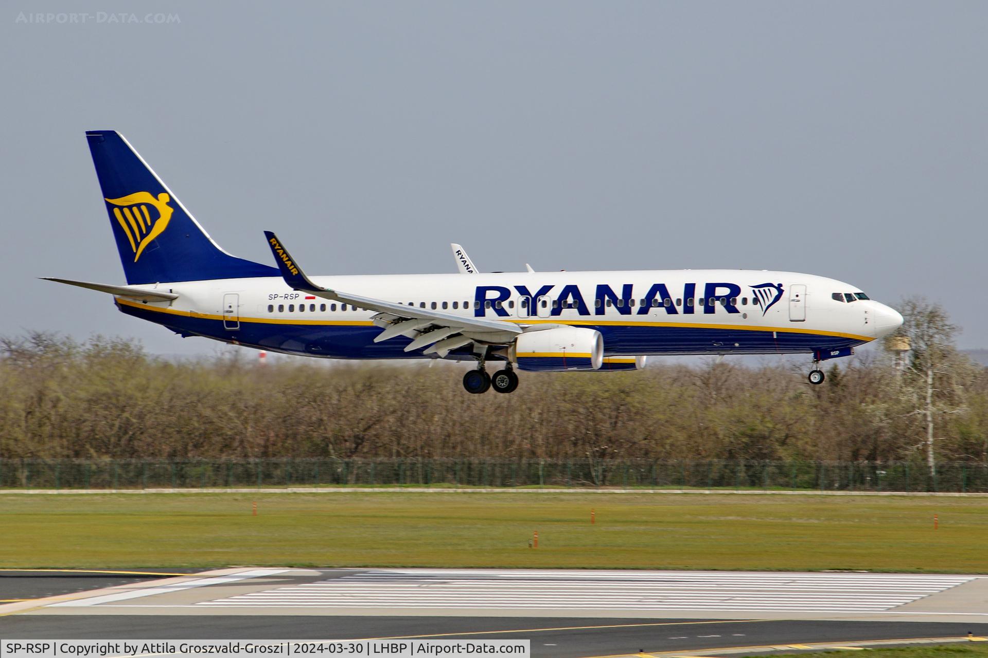 SP-RSP, 2017 Boeing 737-800 C/N 44797, LHBP/BUD - Liszt Ferenc International Airport, Hungary