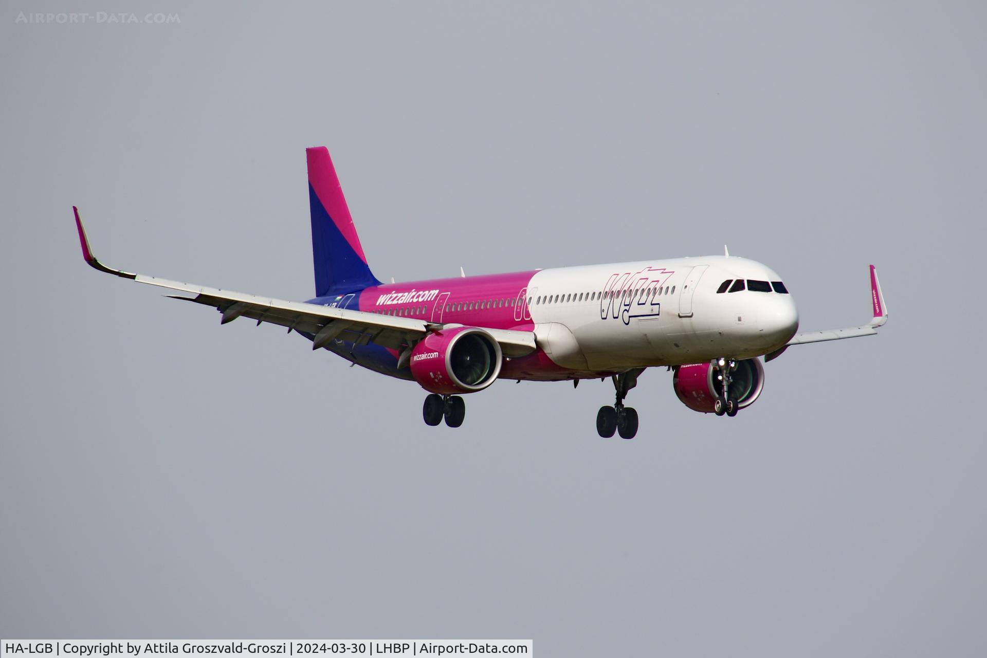 HA-LGB, 2022 Airbus A321neo C/N 10995, LHBP/BUD - Liszt Ferenc International Airport, Hungary