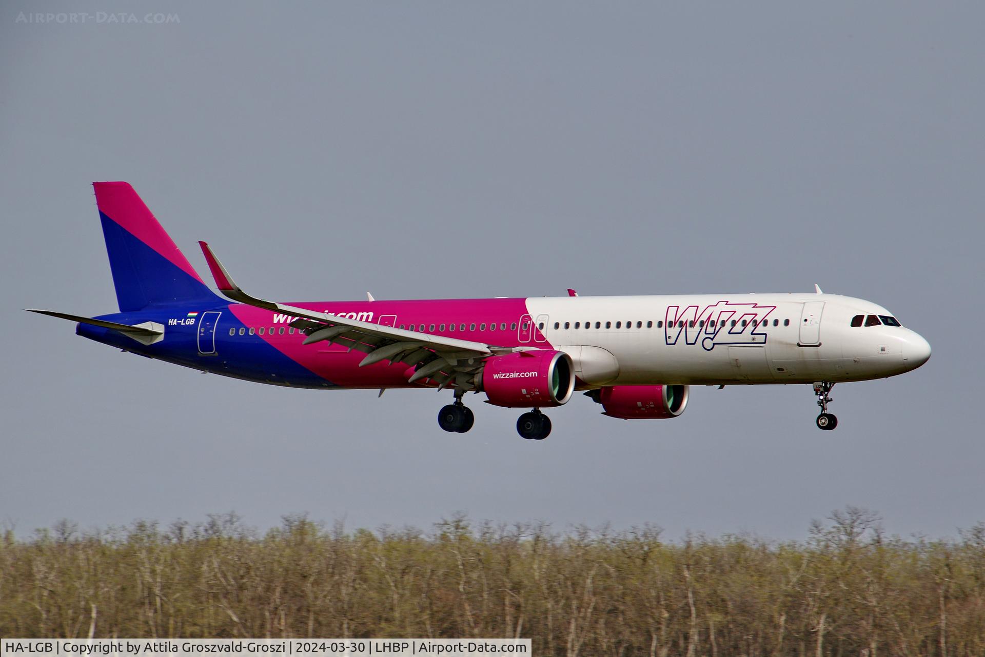 HA-LGB, 2022 Airbus A321neo C/N 10995, LHBP/BUD - Liszt Ferenc International Airport, Hungary