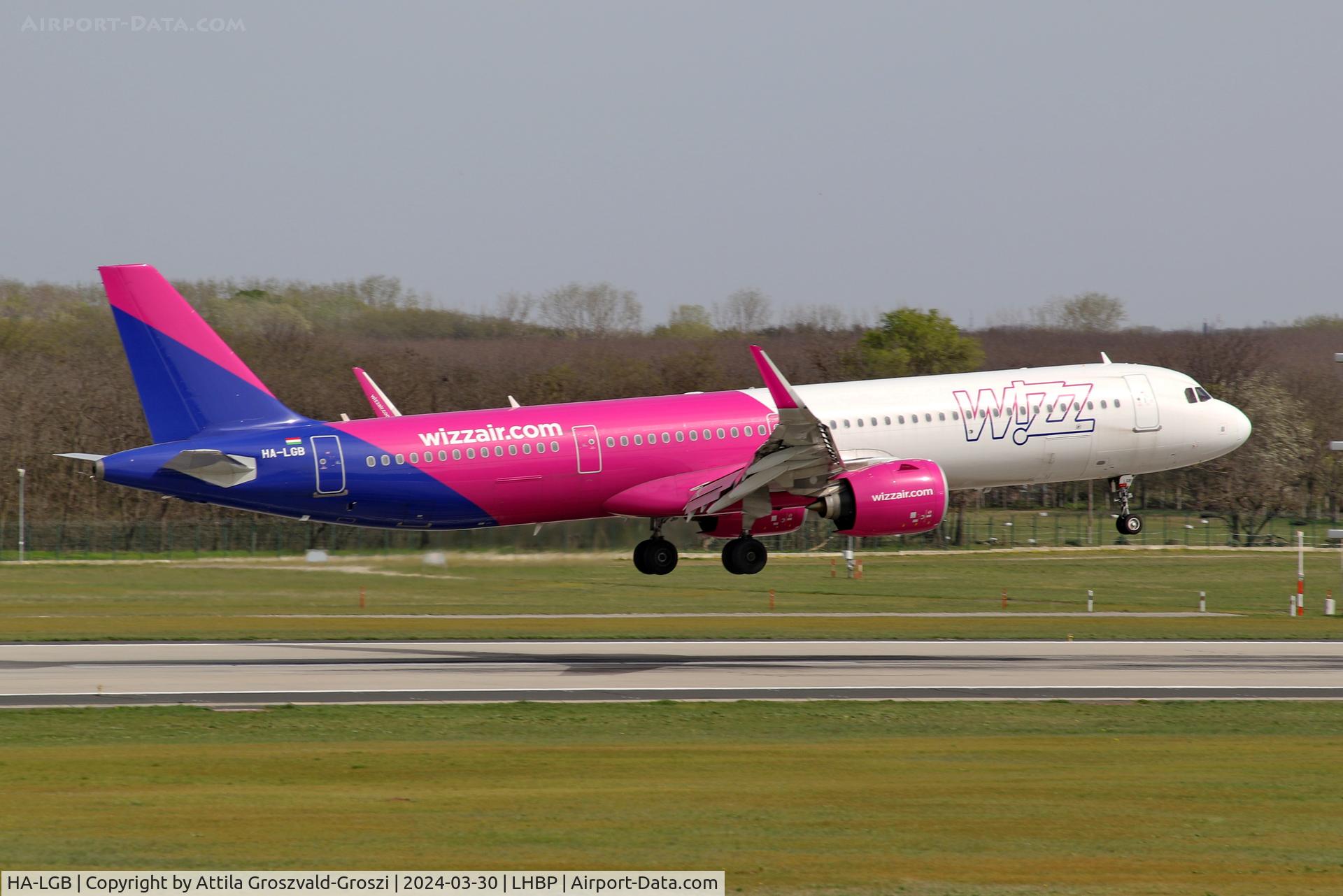 HA-LGB, 2022 Airbus A321neo C/N 10995, LHBP/BUD - Liszt Ferenc International Airport, Hungary