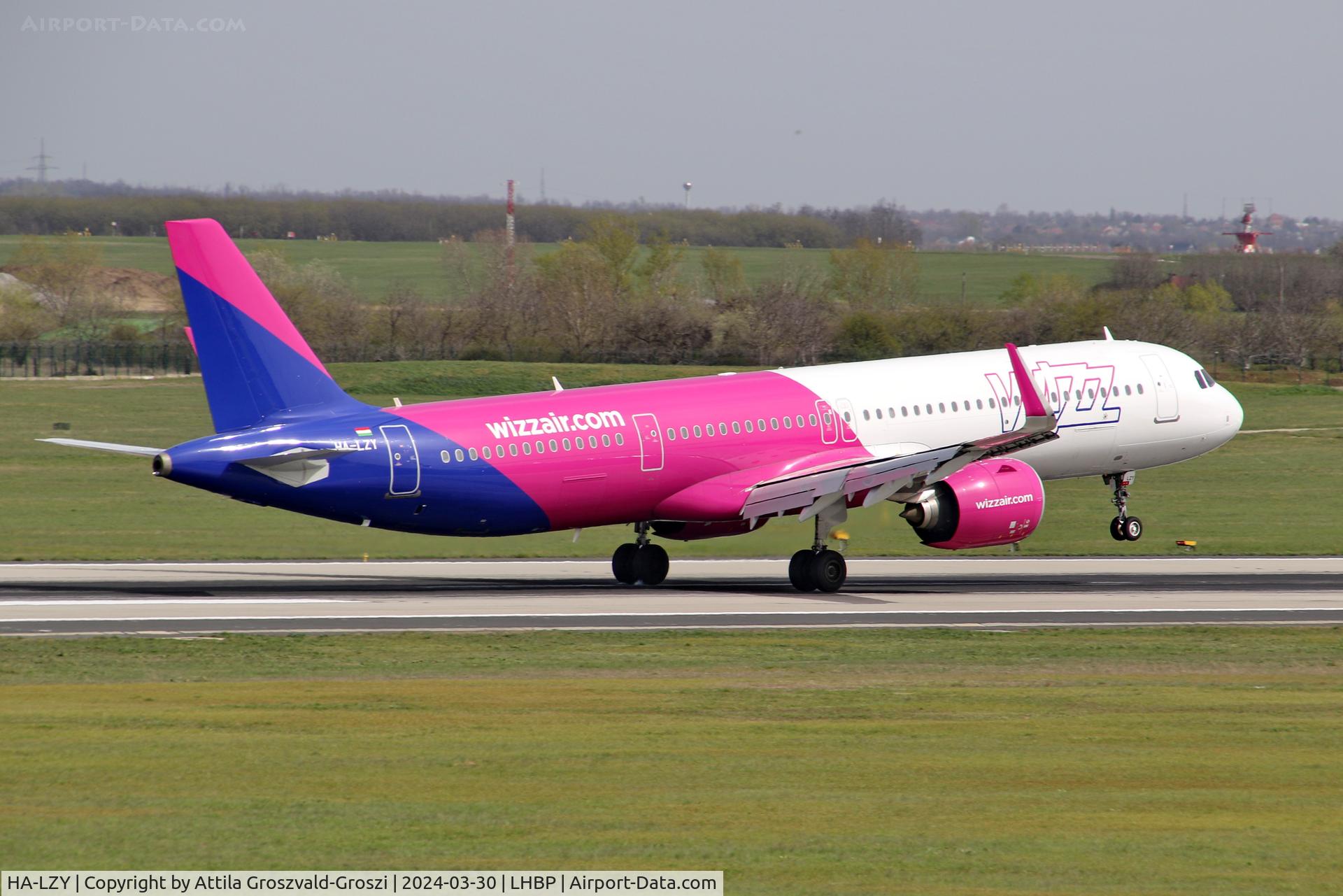HA-LZY, 2022 Airbus A321-271NX C/N 10933, LHBP/BUD - Liszt Ferenc International Airport, Hungary