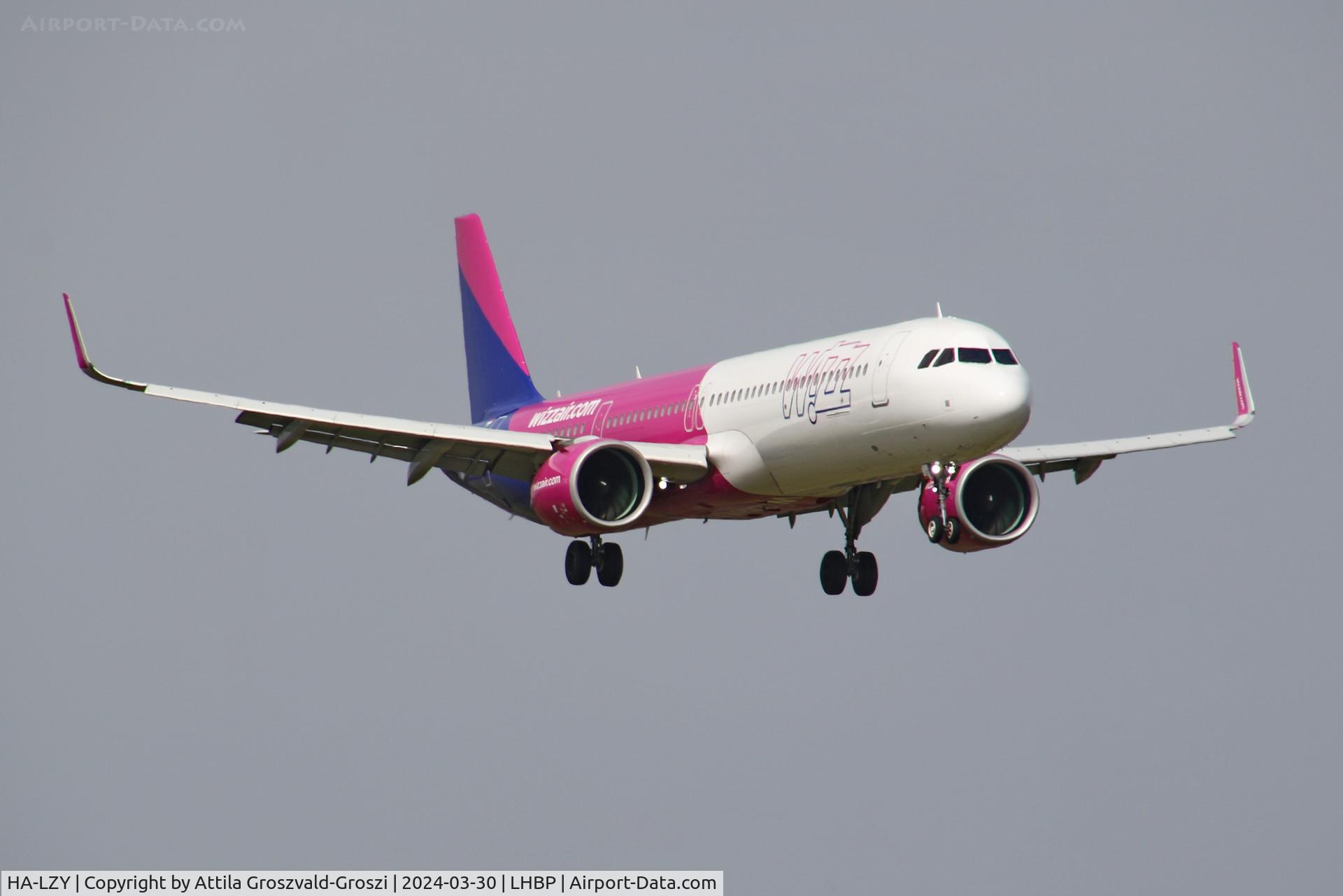 HA-LZY, 2022 Airbus A321-271NX C/N 10933, LHBP/BUD - Liszt Ferenc International Airport, Hungary