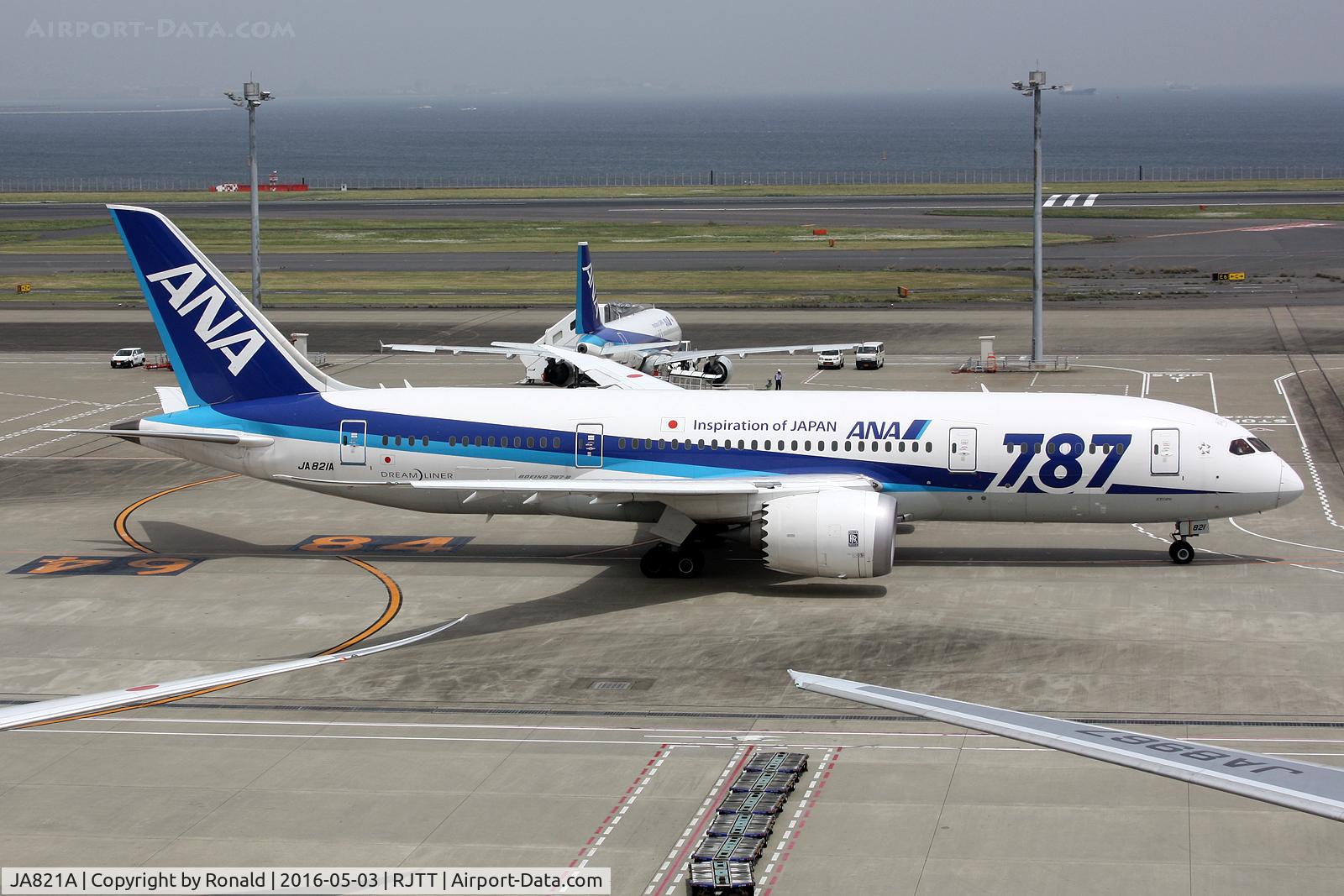 JA821A, 2013 Boeing 787-8 Dreamliner C/N 42245, at hnd