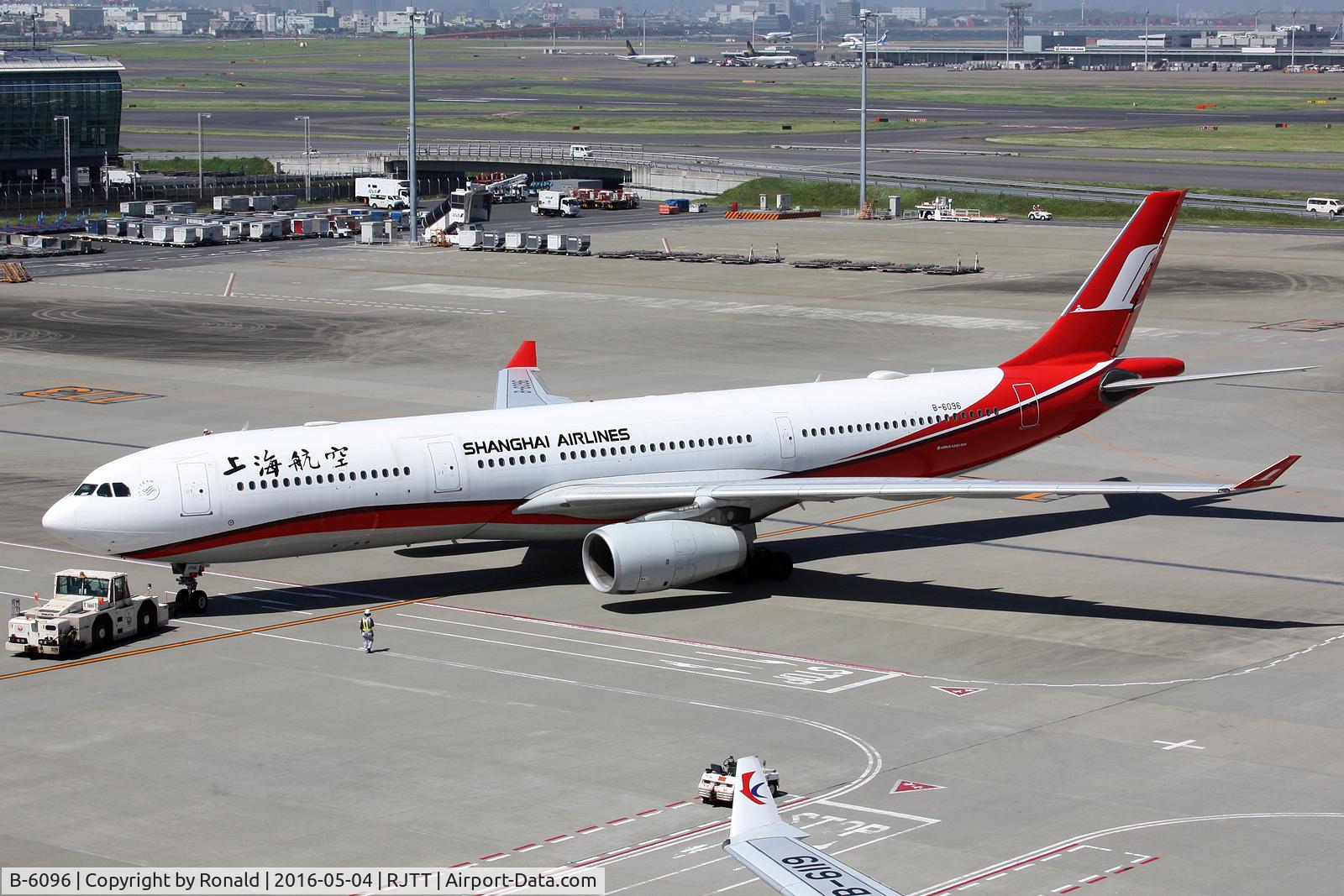 B-6096, 2007 Airbus A330-343X C/N 862, at hnd