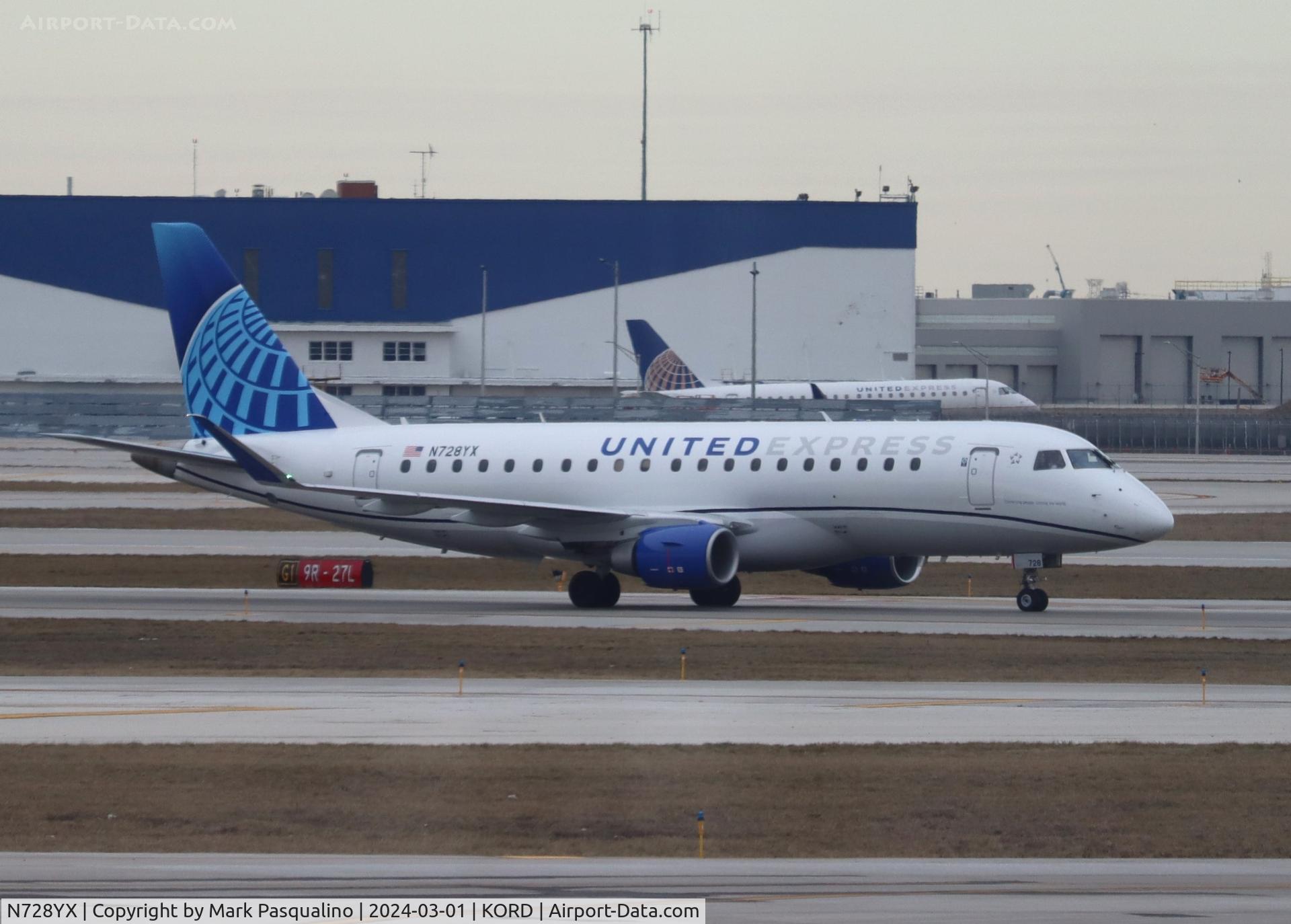 N728YX, 2015 Embraer 175LR (ERJ-170-200LR) C/N 17000510, ERJ-170-200LR
