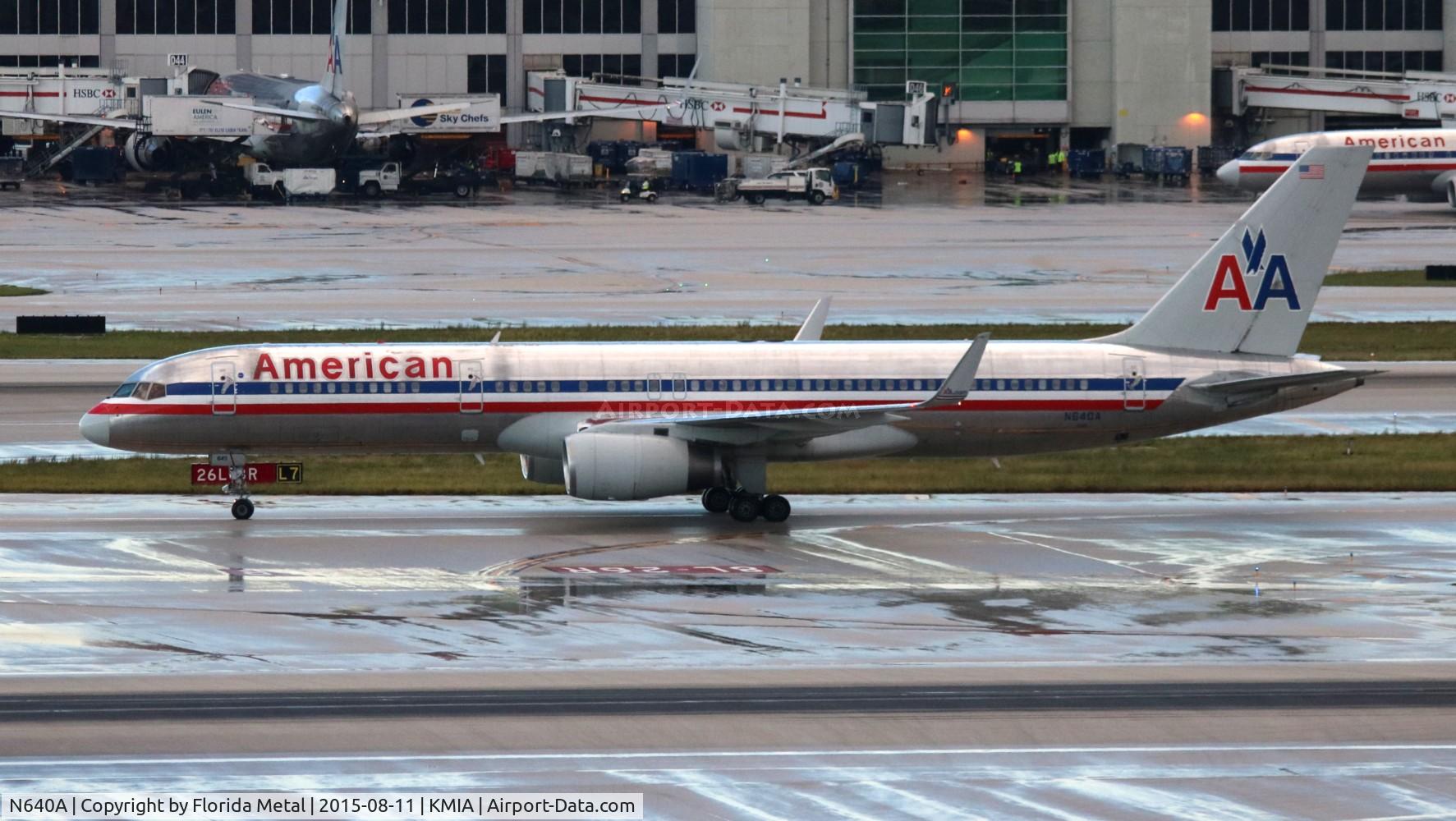 N640A, 1991 Boeing 757-223 C/N 24598, AAL 752 oc zx DFW-MIA