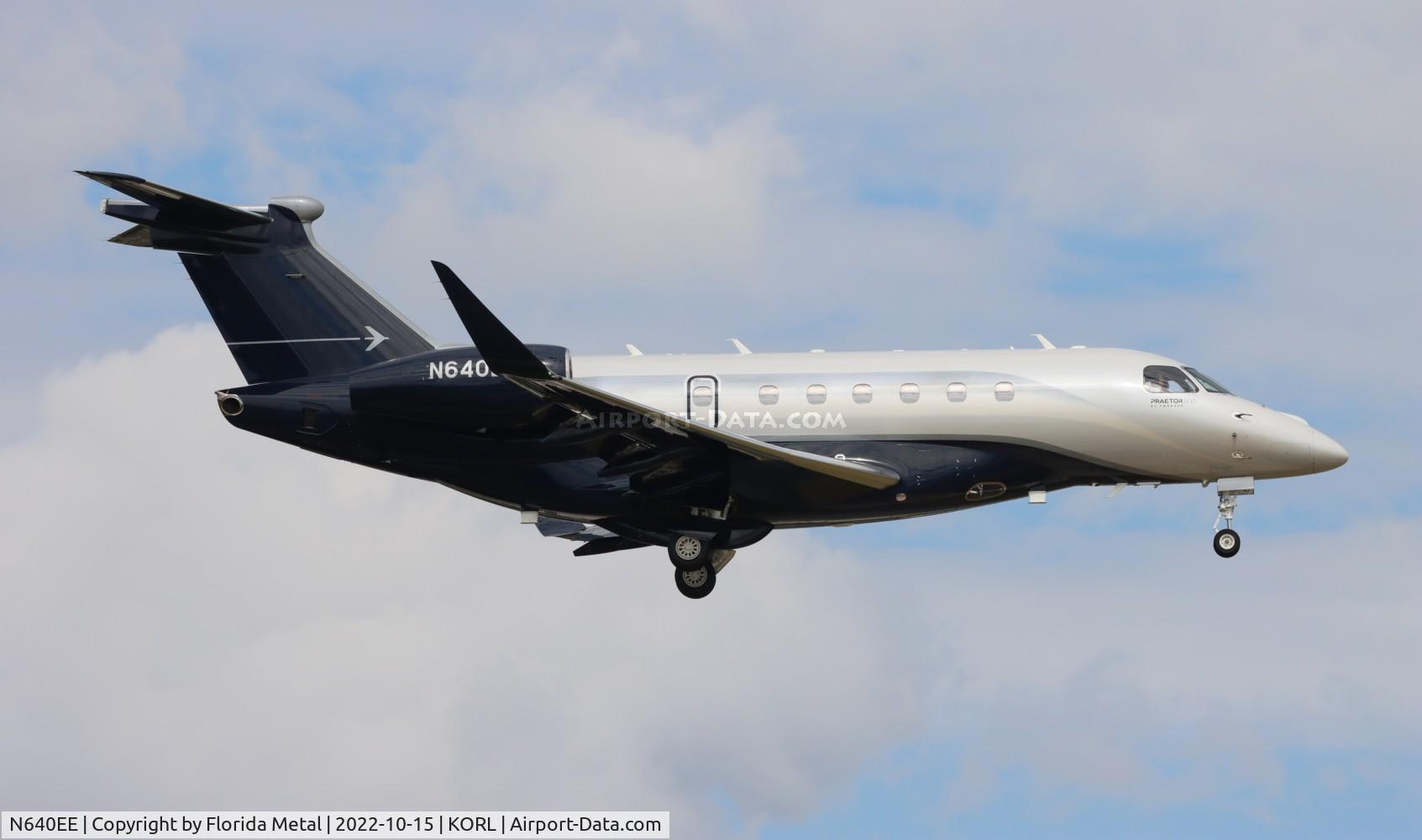 N640EE, 2021 Embraer EMB-550 (Praetor 600) C/N 55020140, Praetor 600 zx MLB-ORL