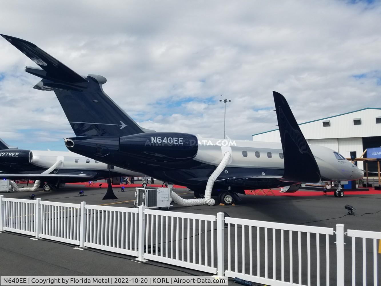 N640EE, 2021 Embraer EMB-550 (Praetor 600) C/N 55020140, NBAA 2022 zx