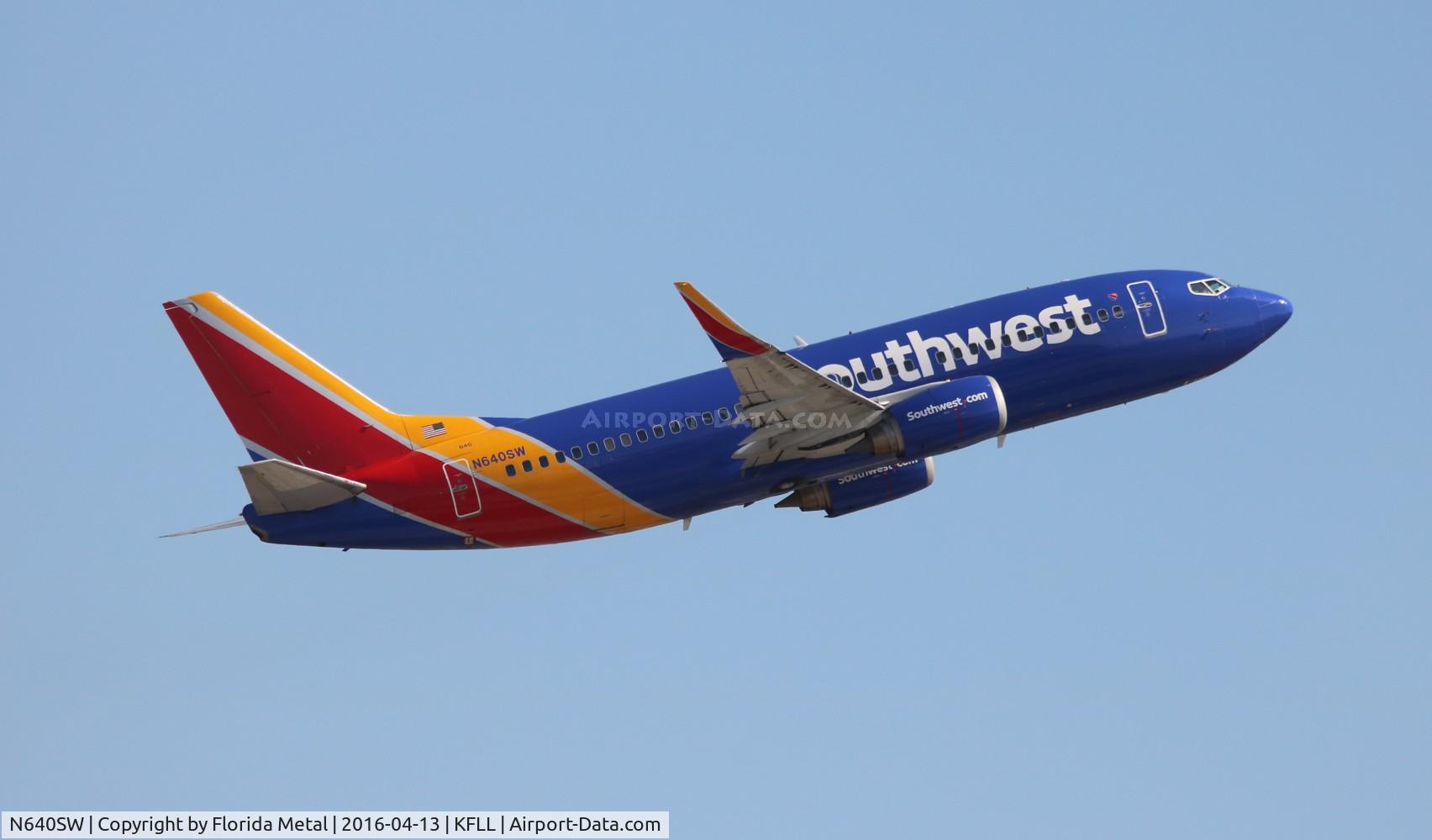 N640SW, 1996 Boeing 737-3H4 C/N 27713, SWA 733 nc zx FLL-ATL