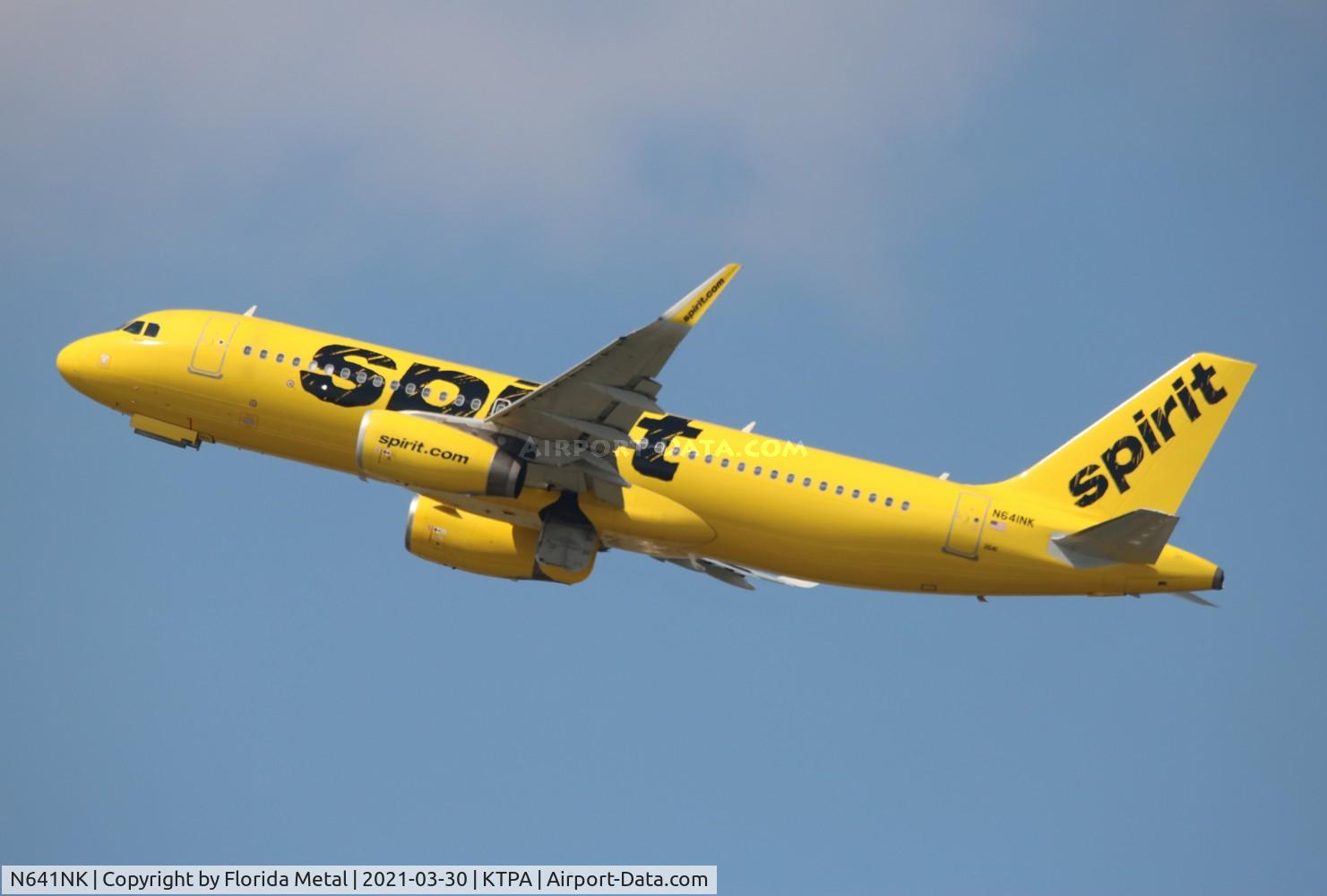 N641NK, 2015 Airbus A320-232 C/N 6566, NKS A320 yellow zx TPA-IAH