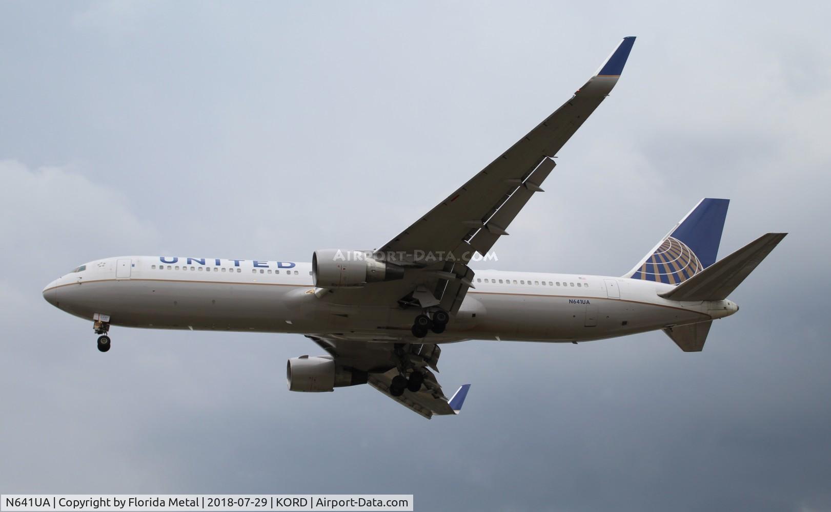 N641UA, 1991 Boeing 767-322/ER C/N 25091, UAL 763 oc zx ZRH/LSZH - ORD