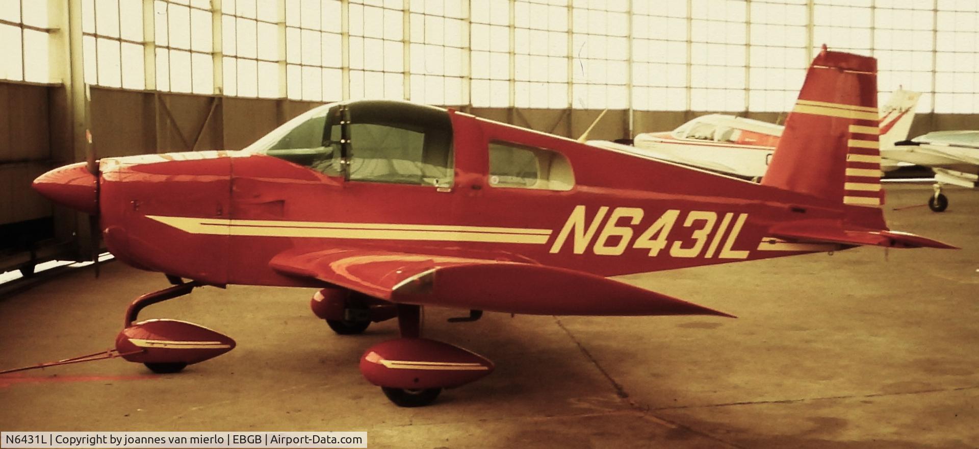 N6431L, 1972 American Aviation AA-1A Trainer C/N AA1A-0431, ex-slide