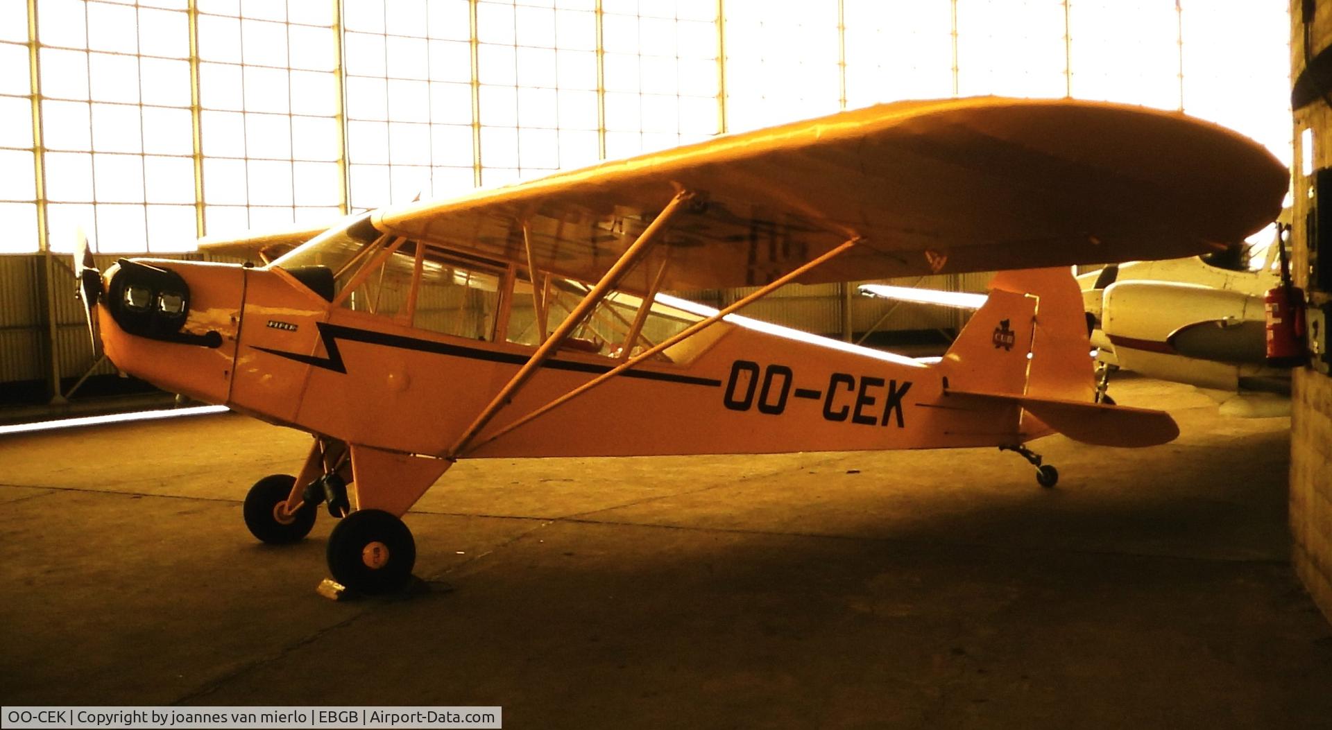 OO-CEK, 1944 Piper L-4J Grasshopper (J3C-65D) C/N 12760, ex-slide