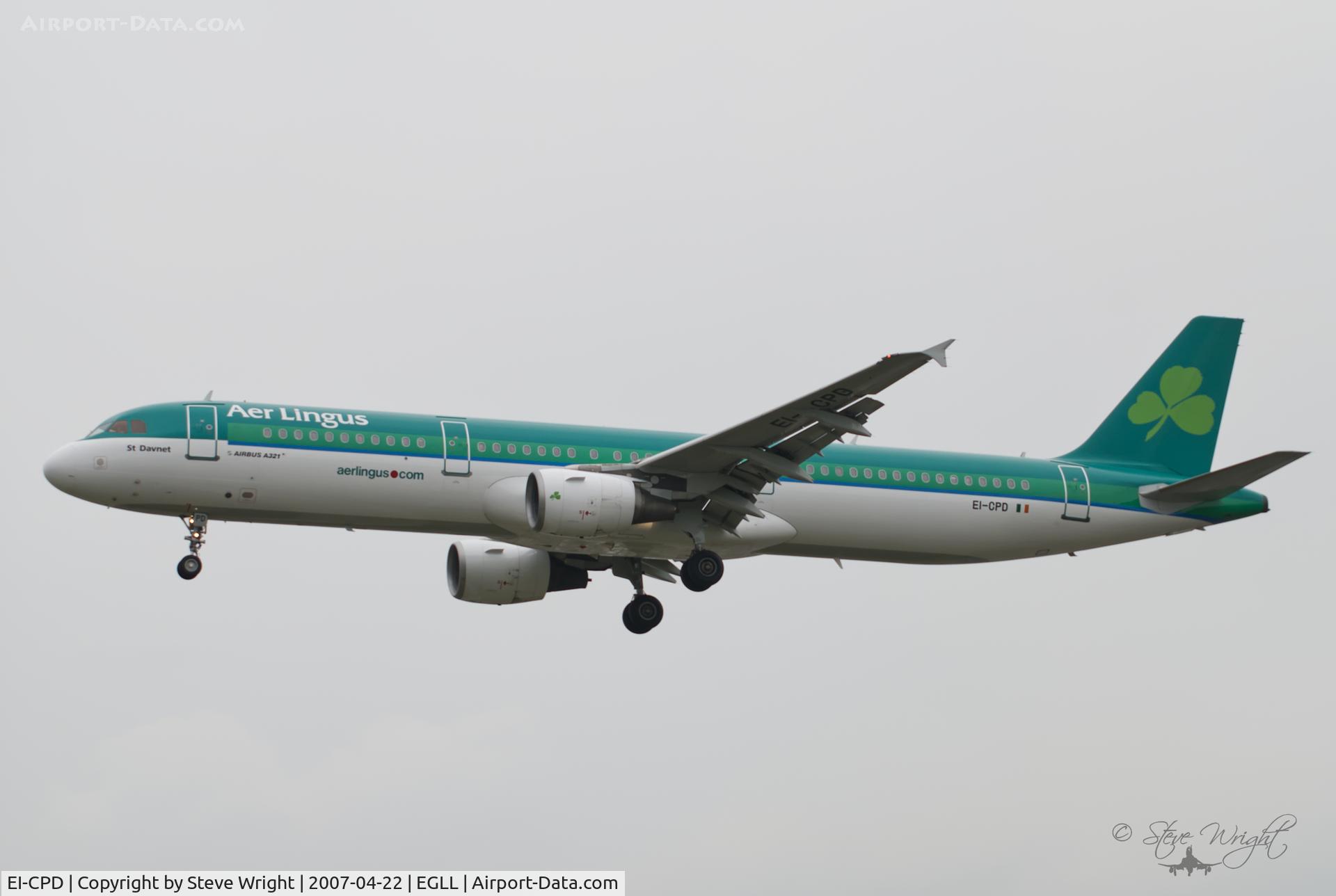 EI-CPD, 1998 Airbus A321-211 C/N 0841, London Heathrow Airport